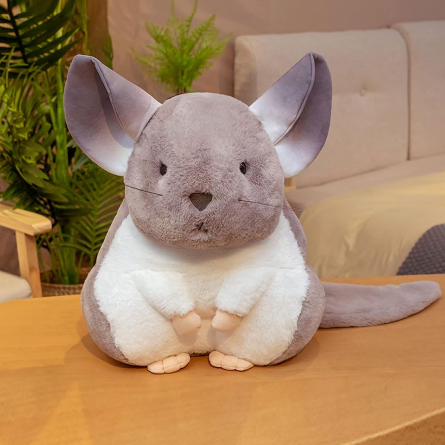 ネズミ ぬいぐるみ リアルぬいぐるみ 可愛い もちもち ふわふわ もこもこ 柔らかく快適 仰向き寝枕 人気 抱き心地よい 肌に優しい 軽量 生々しい表現 引越し祝い 贈り物 インテリア 自宅 ソファ