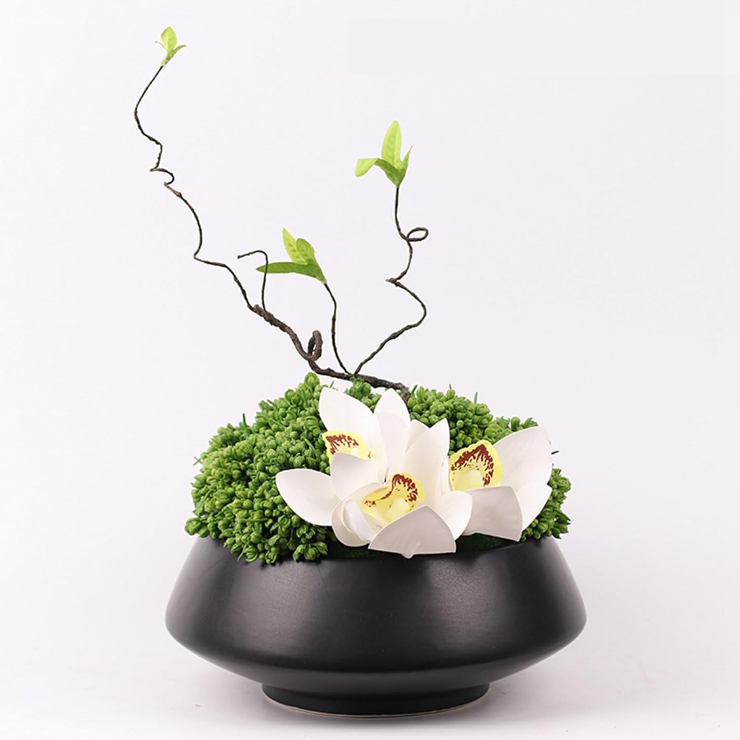 造花 枯れない花 造花インテリア 陶器鉢 フラワーアレンジメント 装飾花 花束リアル 本物そっくり 花瓶 観葉植物 人工造花 おしゃれ モダン 北欧 ホーム 撮影小道具 結婚 贈り物|サステナライフ