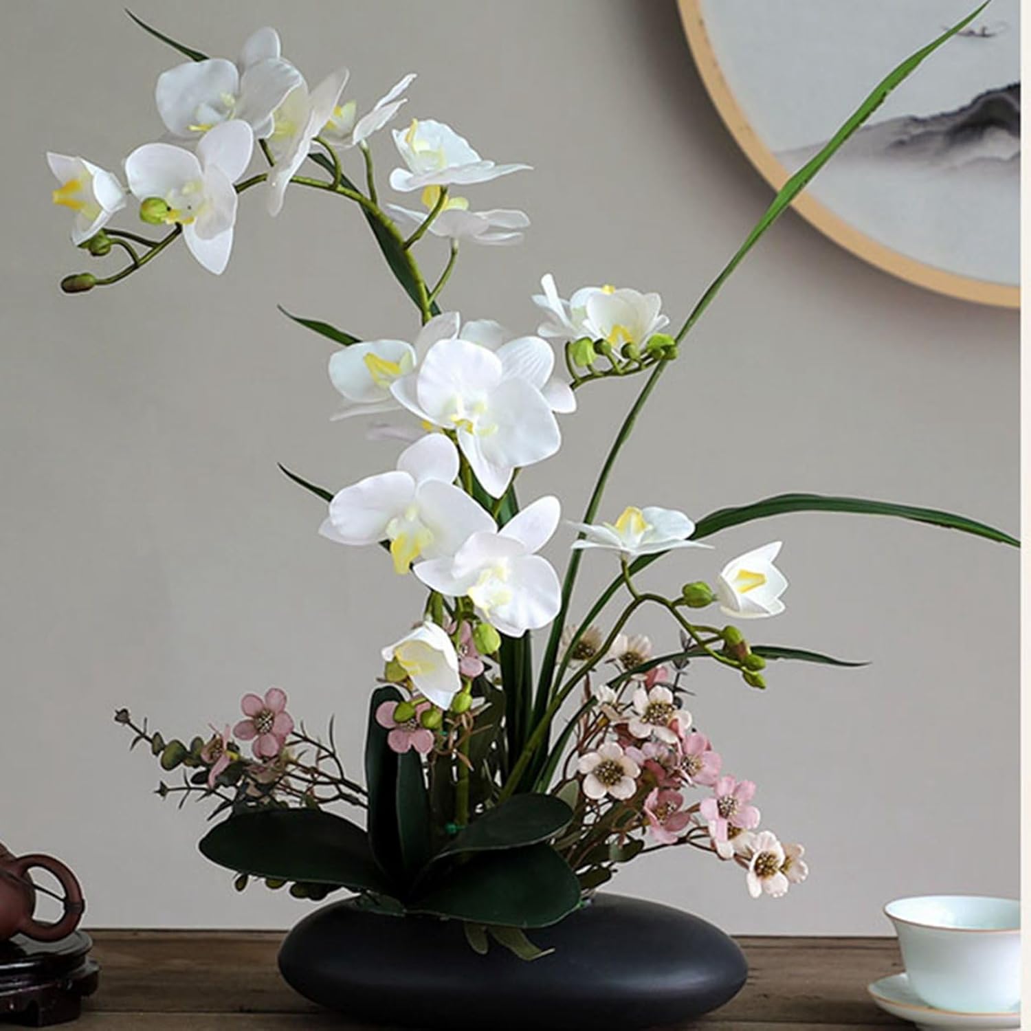 楽天市場】ボックス アレンジ 造花 胡蝶蘭 フラワー 卓上 ディスプレイ