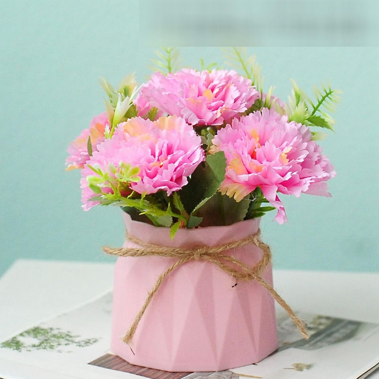 造花インテリア 寄せ植え バラ カーネーション 牡丹 花束 枯れない花 造花セット 装飾花 観葉植物 本物そっくり 枯れない 花瓶 北欧 ins 撮影 美術館 ホーム 庭園 キッチン オフィス｜サステナライフ