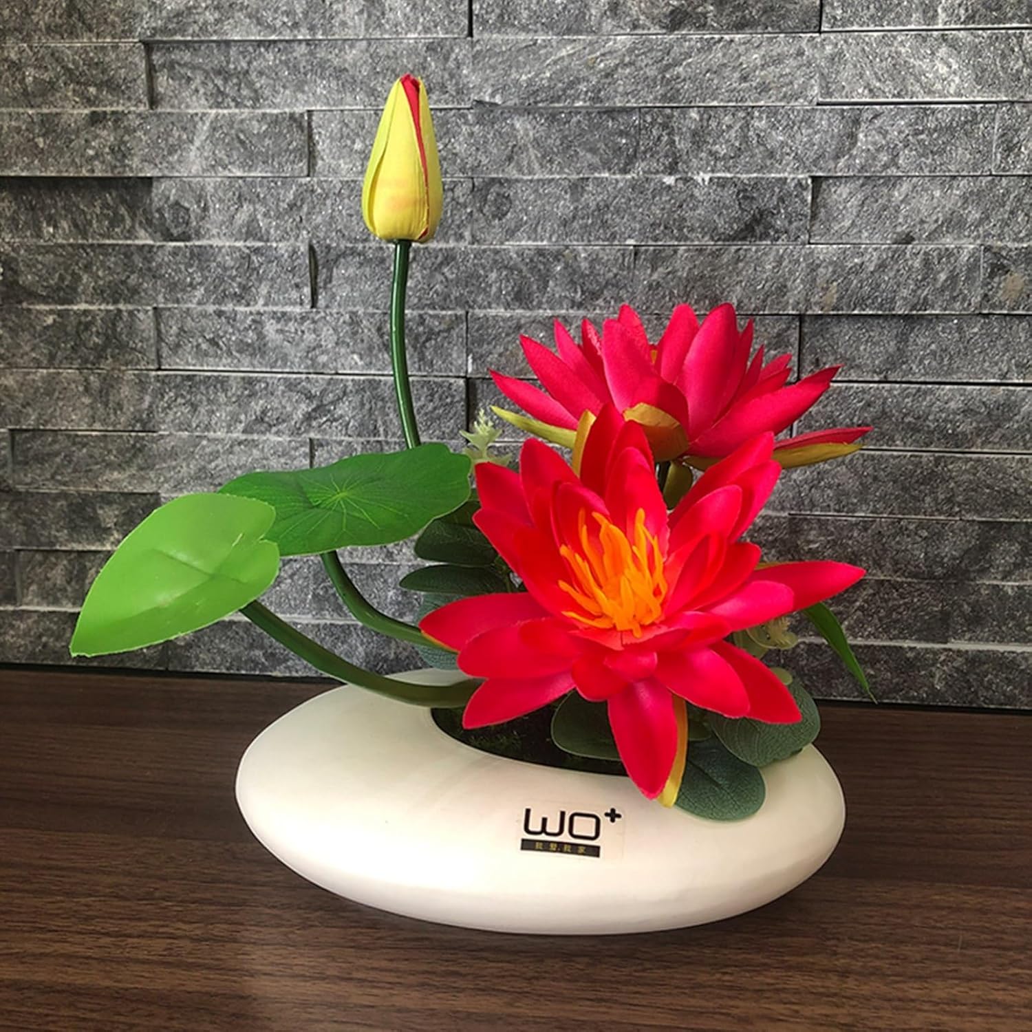 造花 枯れない花 荷 ? 梅 卓上置き 置き型 アートフラワー フラワーアレンジメント 造花インテリア 装飾花 本物そっくり ミニ花器 観葉植物 北欧風 ins おしゃれ ブーケ 部屋 玄関 インテリ｜サステナライフ