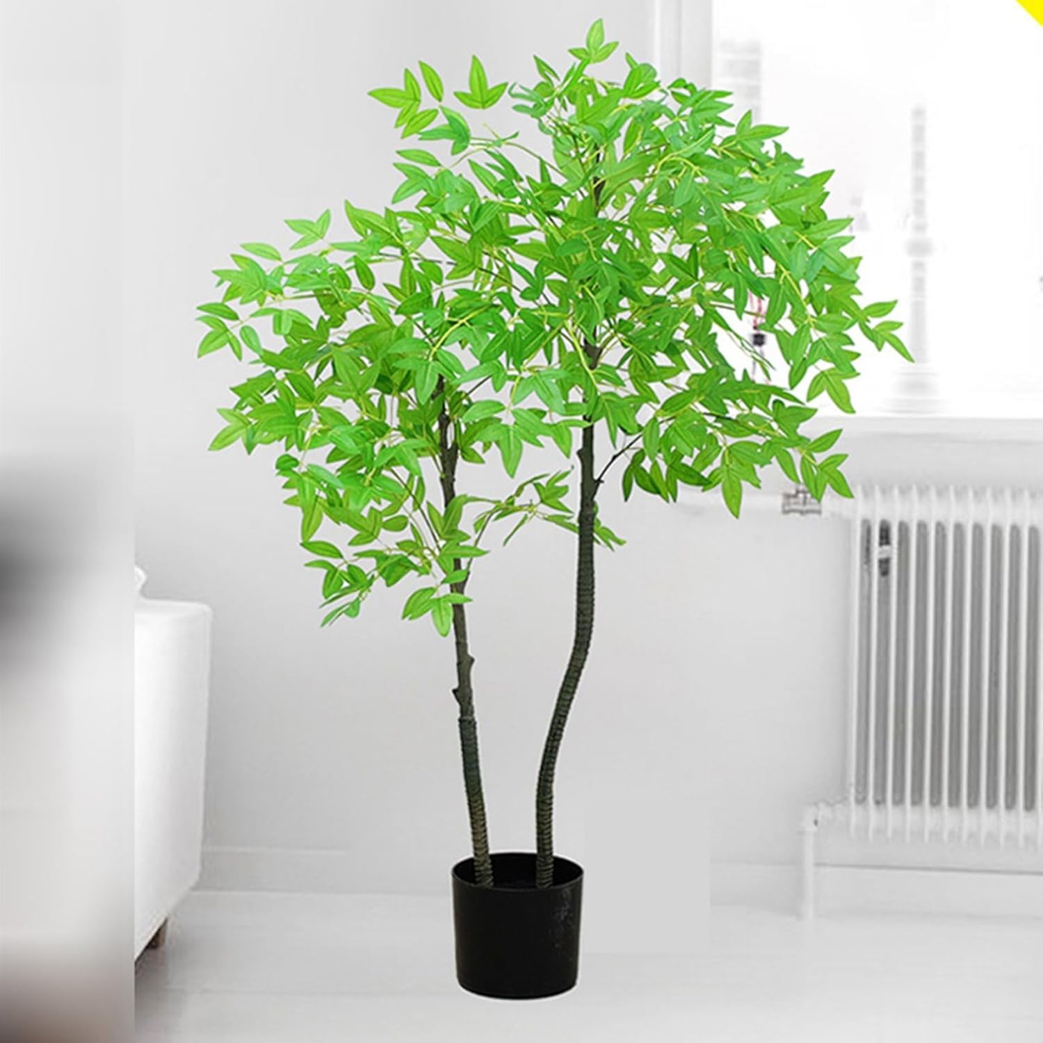 ナンテン フェイクグリーン モンステラ 人工観葉植物 インテリアグリーン リアル 本物そっくり 大型 大型緑葉 観葉植物 人工葉っぱ 人工植物装飾 お世話不要 北欧 アート ins 装飾 宴会 飾り用｜サステナライフ