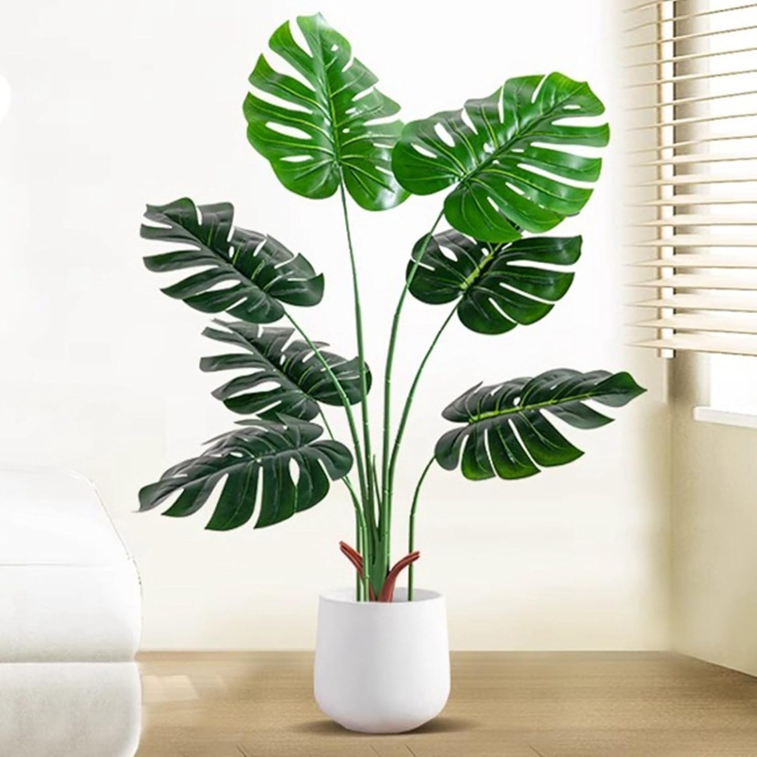 フェイクグリーン モンステラの葉 人工葉っぱ リアル 人工観葉植物 インテリアグリーン 大型 枯れないグリーン 本物そっくり 水やり不要 害虫駆除不要 店 屋内/屋外装飾 ホームガーデン パーティー 27,966円