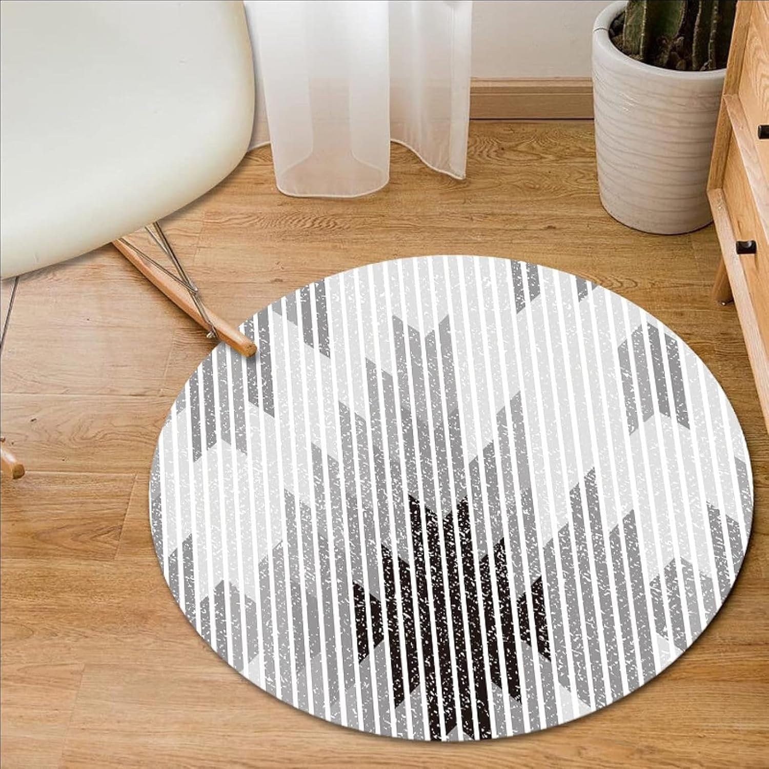 ラグ ラグマット 円形 丸いラグ 北欧 円型 洗濯機 60*60CM 幾何学柄 キッズルーム チェアマット おしゃれ 花柄 冬用ラグ ラウンドカーペット ホットカーペット 子供部屋 冷房対応 子供 オ