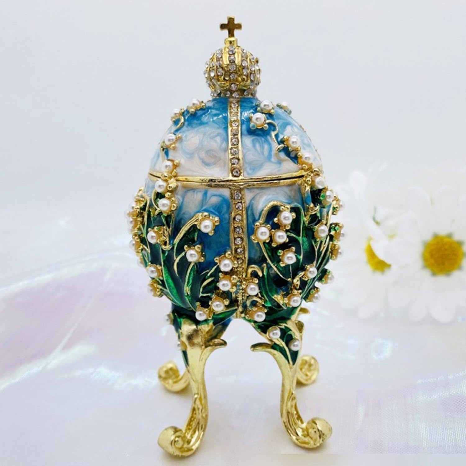 楽天市場】インペリアル イースターエッグ レプリカ 卵 置物 オブジェ