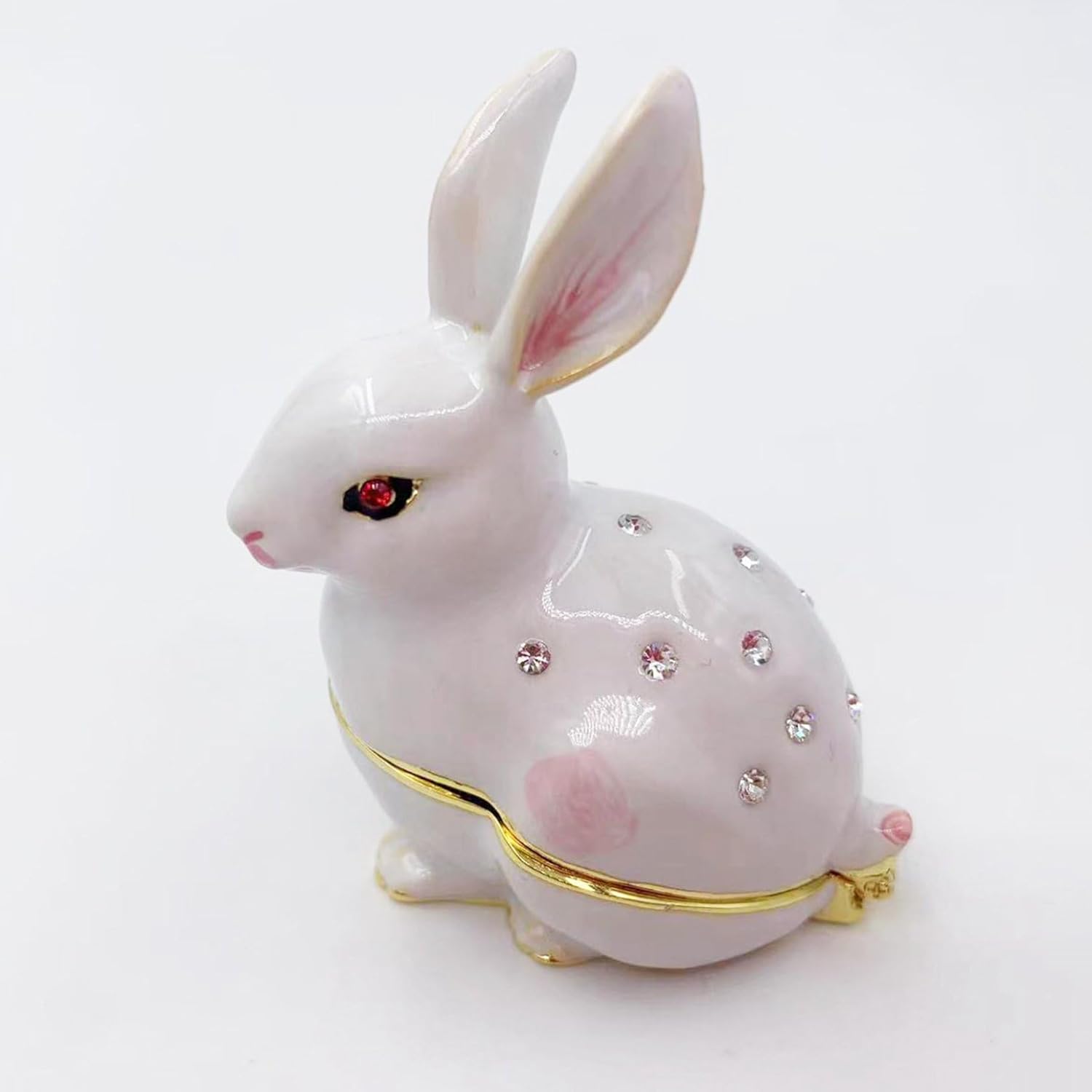 楽天市場】うさぎと桜A ジュエリーボックス 白兎 ラビット うさぎの