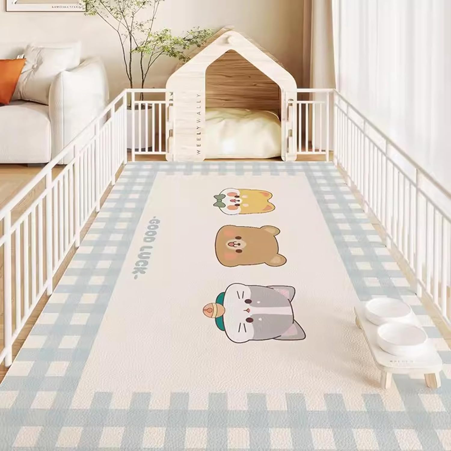 室内用便器下敷き引っ敷き pvc PU革 好いたらしい柄 愛玩動物引っ敷き 室内用便器腰かけ すべり止め 汚れた状態押しとどめる 防臭防真菌 防音 大判 無償性とり捨てる 小型・中型・大型犬用 愛玩動物駒寄せ・倶楽部・伏せ籠用 50*8