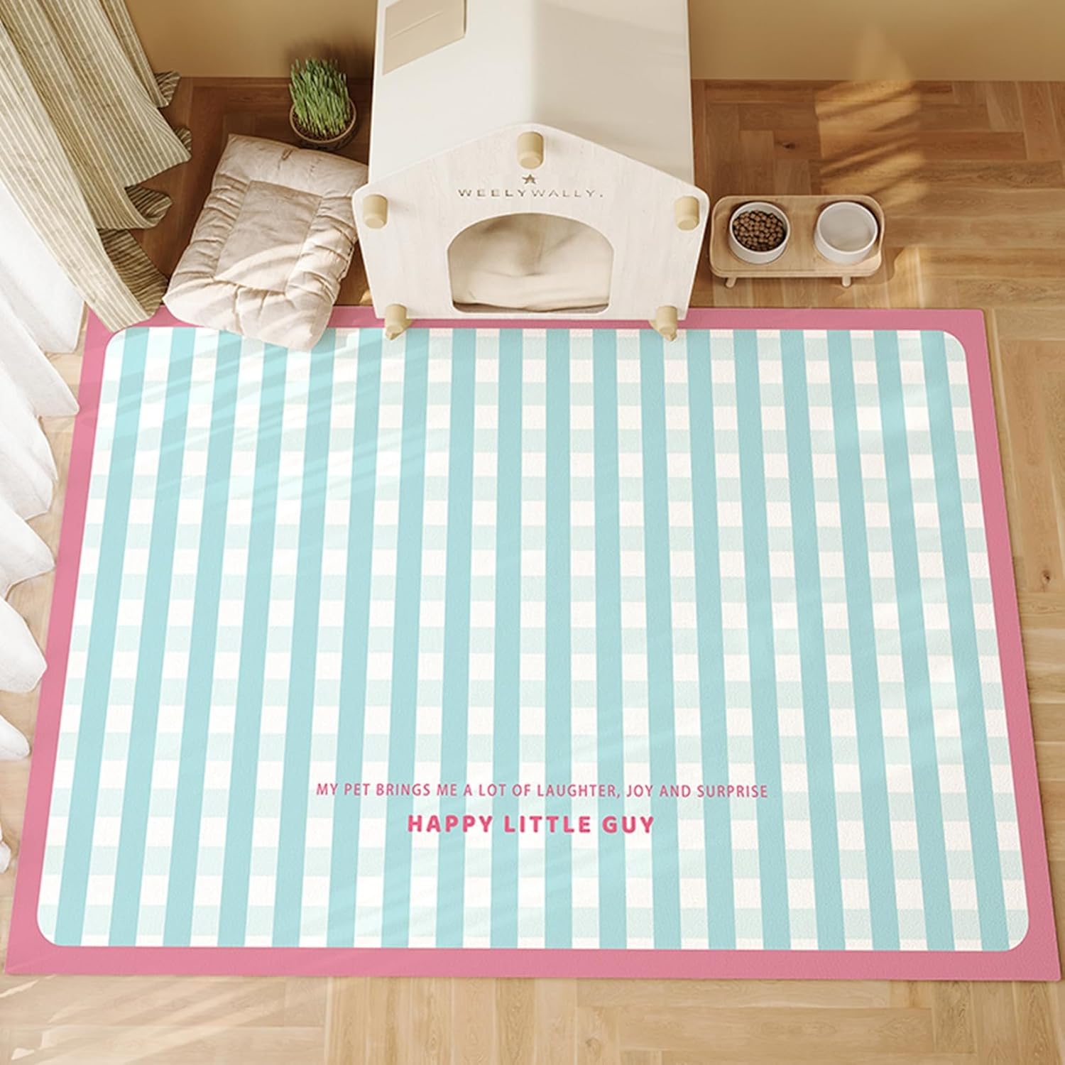 トイレ下敷き ペットマット カーペット PVC PU革 特大 おしっこマット 防水 床保護 シーツ 滑らない 漏れにく 噛み耐性 消臭 大判 フリーカット 猫 犬用 ペットフェンス・サークル・ケージ用|サステナライフ