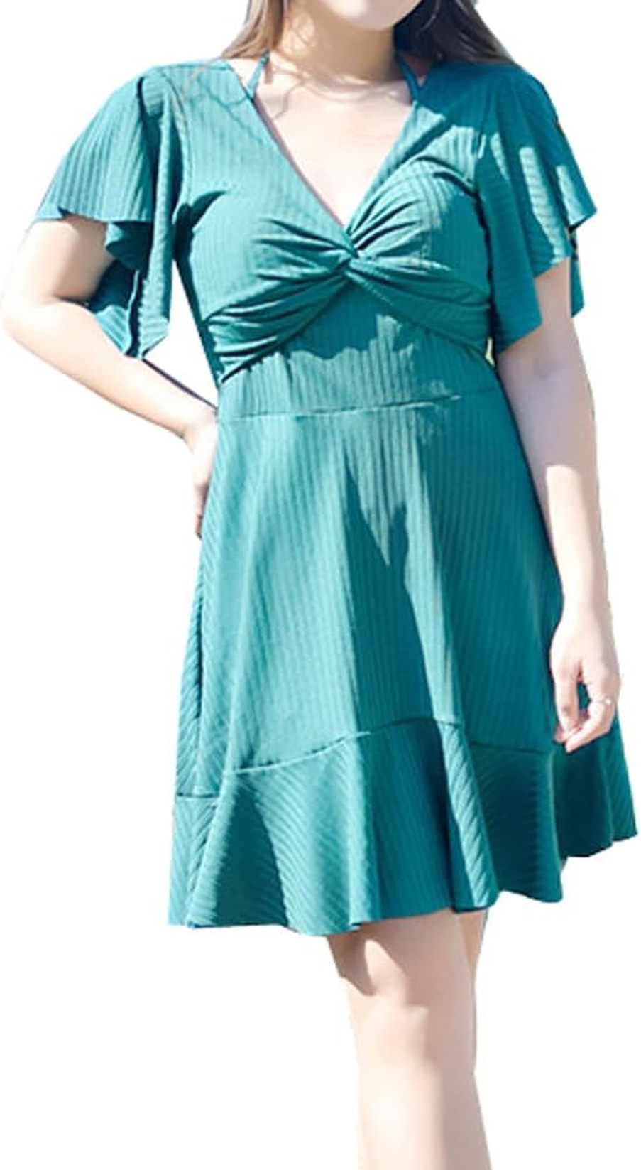 水着 レディース ワンピース水着 大きいサイズ 体型カバー 服みたいな水着 ぽっちゃり ワンピース 背中だし 着痩せ ワイヤー入り パッド付 ビーチ お尻 海デート 温泉 大人 お腹カバーアップ ママ