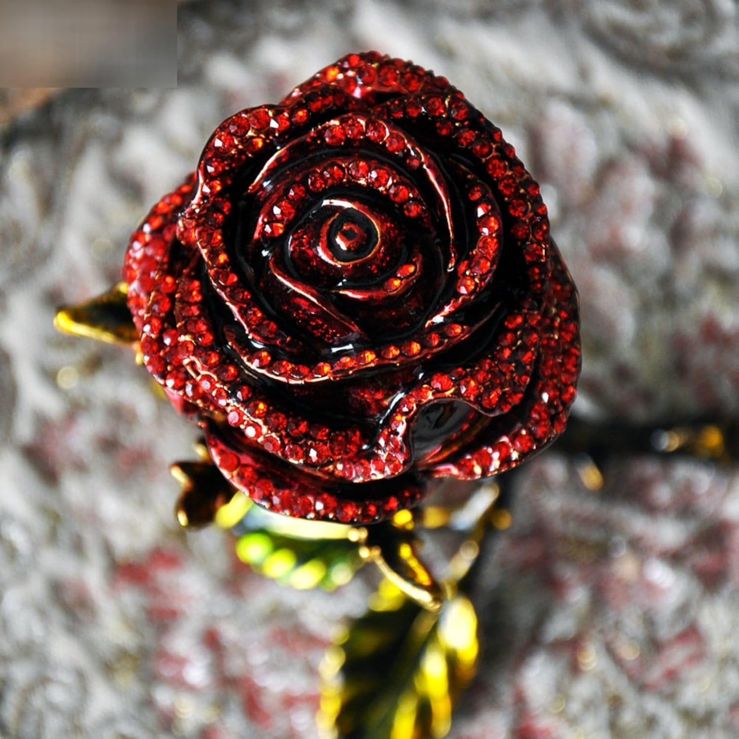 楽天市場】ジュエリーボックス バラA ラインストーン ＝(jc