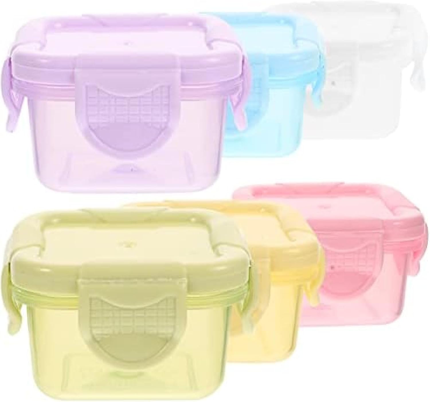 フルーツ入れものお弁当フルーツ入れおかず入れ入れもの6個セットデザートケースお弁当箱晩ご飯ボックス席御坊っちゃんうしろ帯キッズ赤ちゃんフルーツいれ6.5*6.5*4糎お弁当