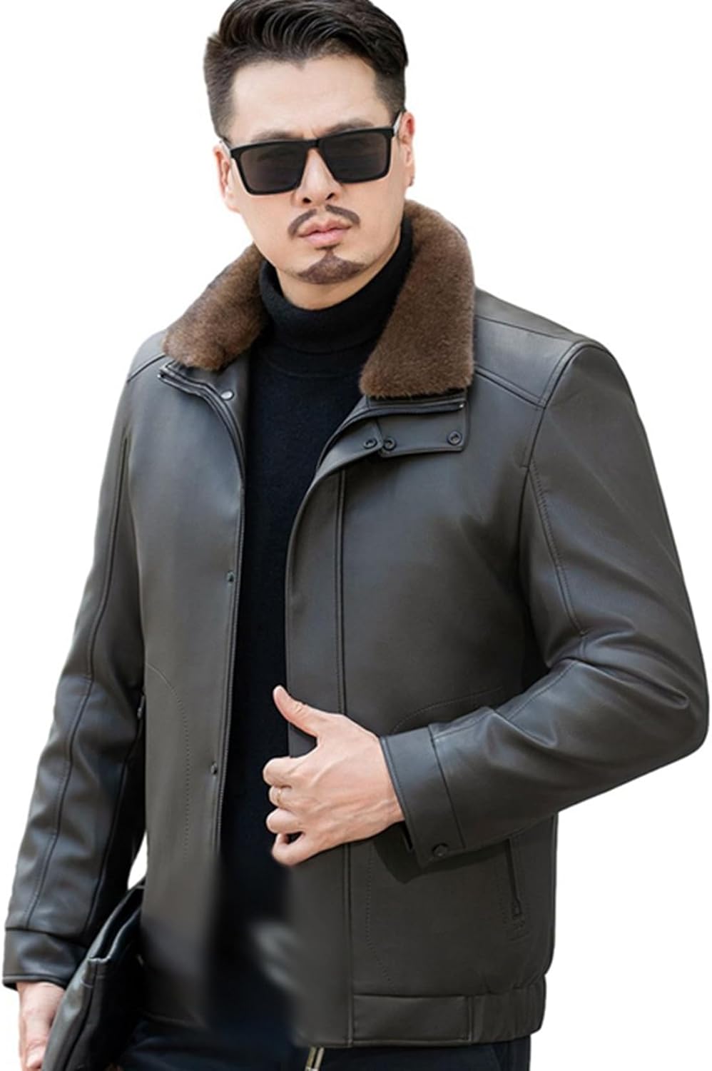 メンズ レザージャケット 裏インナー取り外し可能 裏起毛 裏ボア ライダースジャケット 合皮ジャンパー 秋 冬 コート エコ革 防水 防風防寒 スリム カジュアル カッコイイ アウター 快適 柔らかい