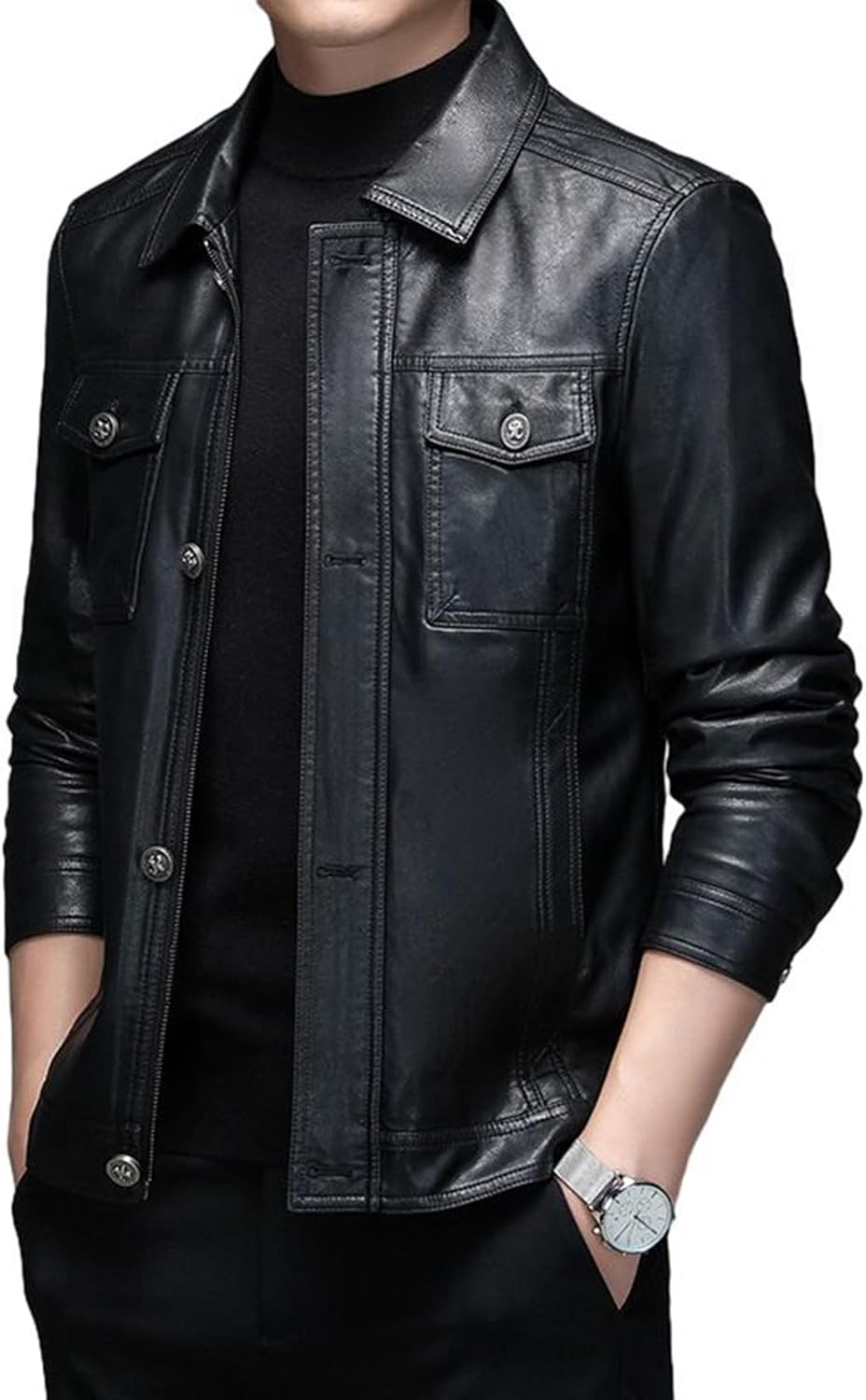 楽天市場】メンズ ラム革ジャン 羊革 ライダースジャケット レザー