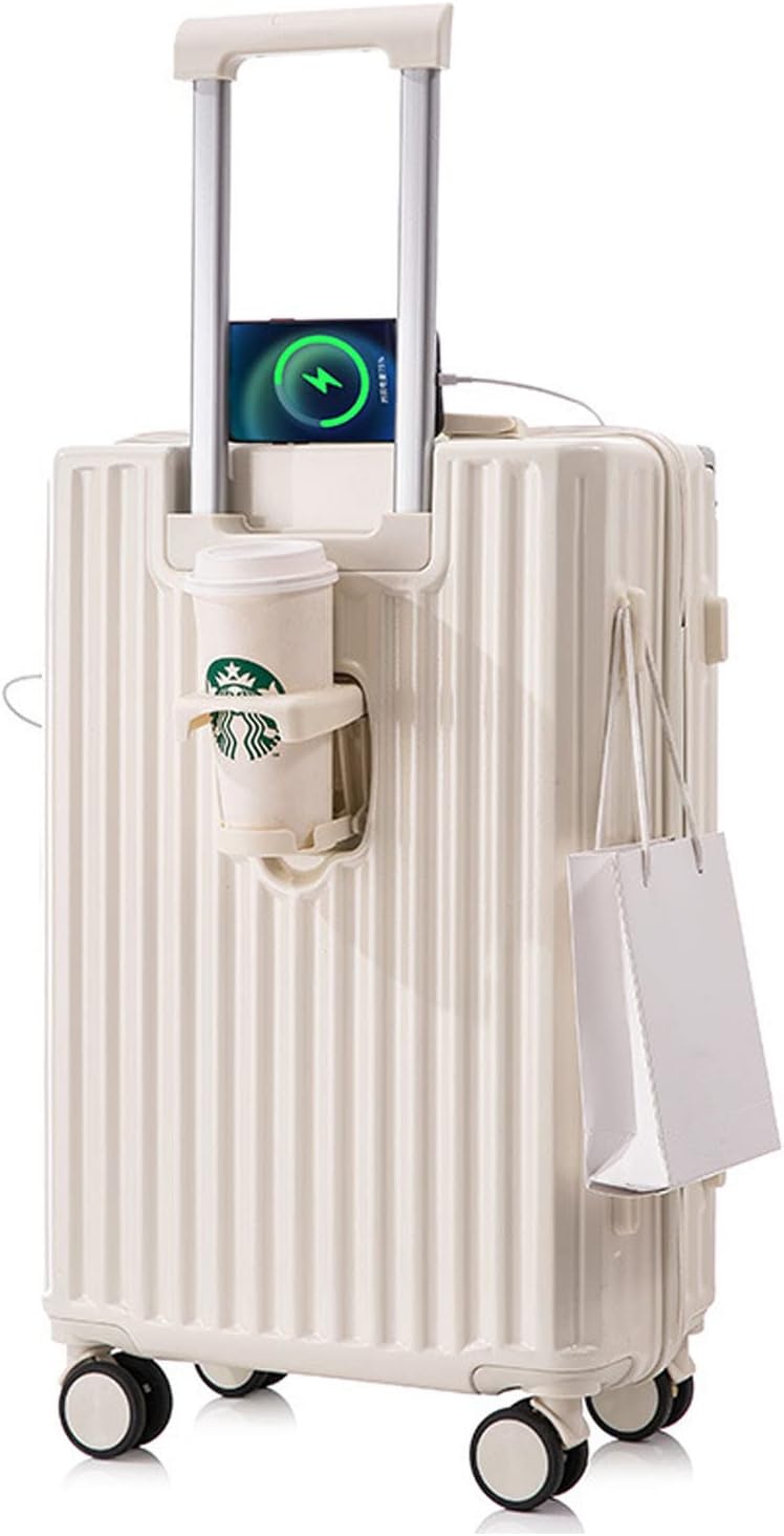 旅行バッグ usb申し受ける界面付き添い人 持ちはこび入れもの 優勝杯保持者付き添い人 多役立つこと キャリーバッグ 機内持ち込 耐衝撃 大型 軽さ 静音 m大きさ 姿勢引っかかり 可愛らしい 商行為 旅する出張 外国で旅する 卒