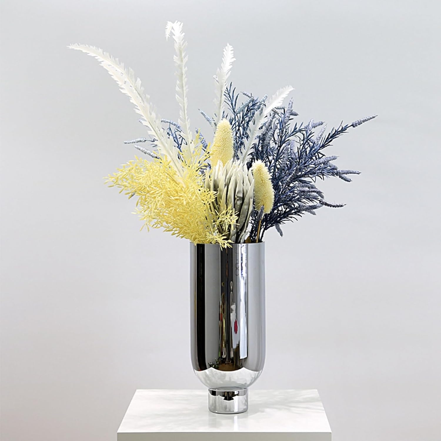 造花 インテリア 造花アレンジ 生け花 枯れない花 アシ 陶器花瓶付き お手入れ不要 室内 北欧 リアル 茂る外観 耐退色 ダイニングテーブル 撮影用小物 テレビ台 オフィス 事務所 転居祝い 引越し｜サステナライフ