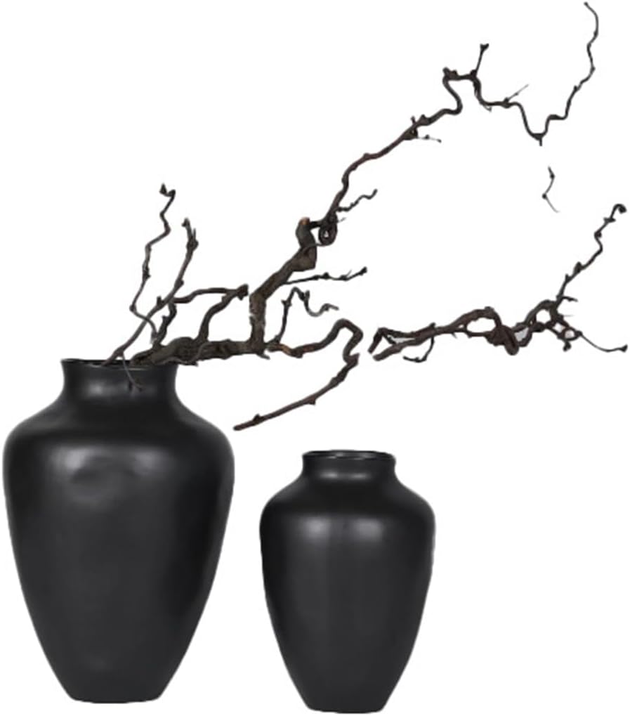 花瓶 黒 白 無地 簡約 光沢感 シンプル花器 おしゃれ花器 陶器花瓶 セラミックス花器 フラワーアレンジメント用花器 生花用花器 創意装飾 家飾りアイテム 結婚式プレゼント 引越し祝いギフト 北欧モ