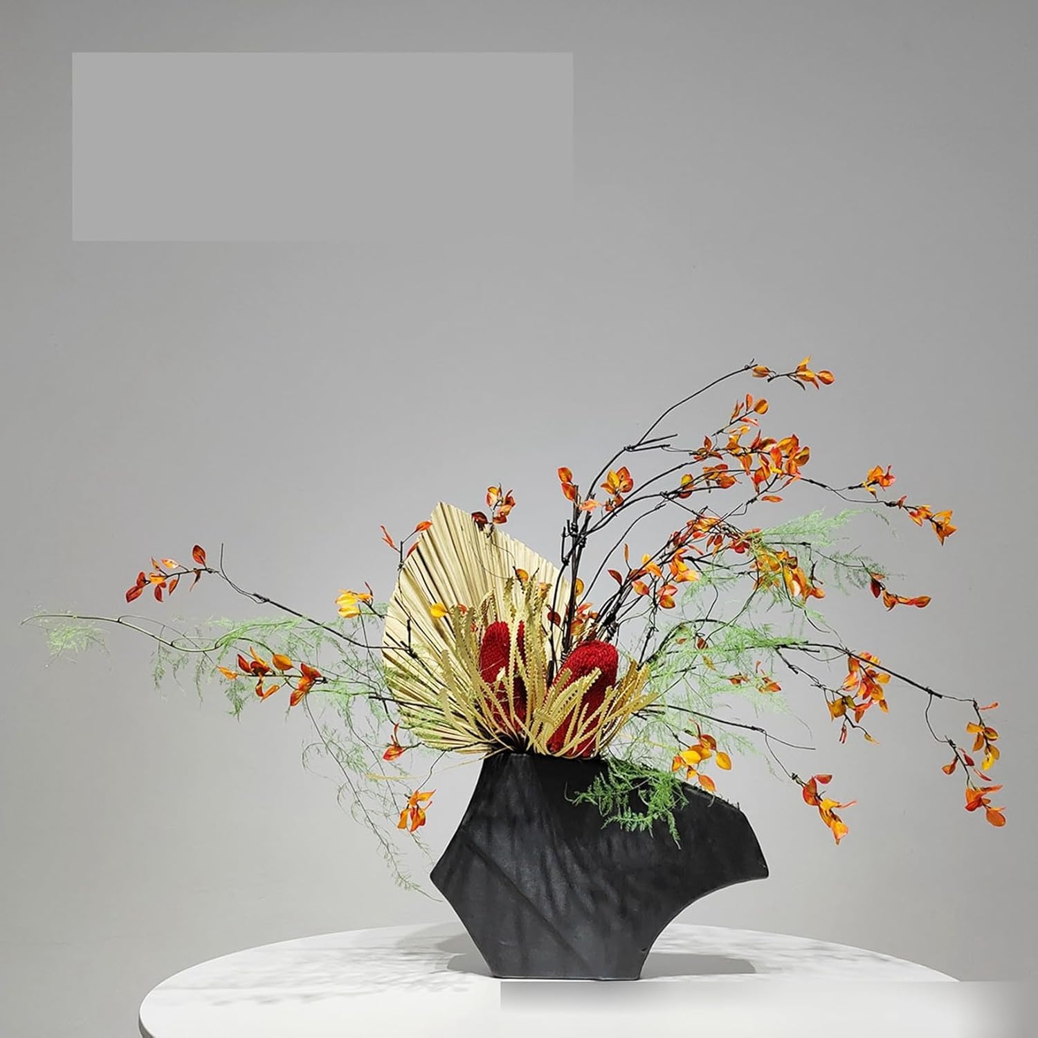 造花 室内装飾 御花申し合わせ オレンジ色 枝 枯れない 瀬戸もの花立て 水やり不必要 室内 北欧 柔らかいな葉 持ちこたえる 真っただ中天下太平 飾りつけ 映画化御先棒 屋内 洗面所 客間 引っ越し祝賀会 お見まい 引っ越し祝賀会