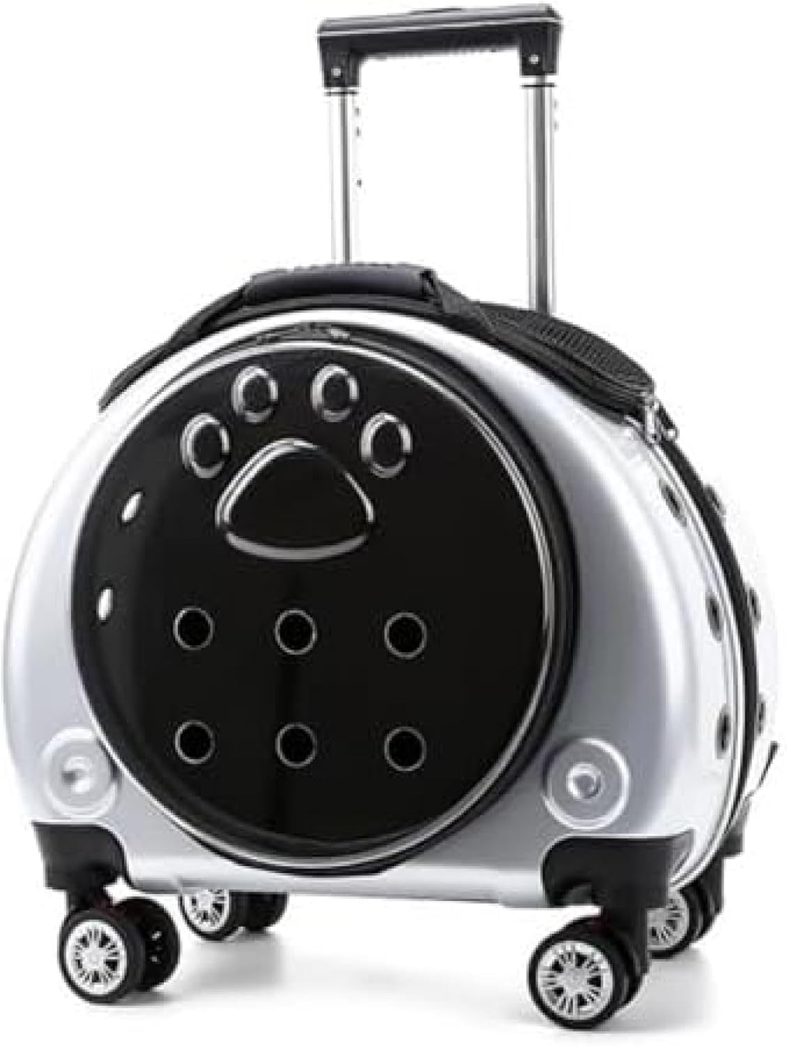 ペットキャリーバッグ ペットバッグ 多機能 猫 小型犬 キャスター4輪 通気 伸縮ハンドル 携帯やすい 手提げ 通院 散歩 車載旅行 電車移動 アウトドア キャリーケース トランク お出かけ便利｜サステナライフ