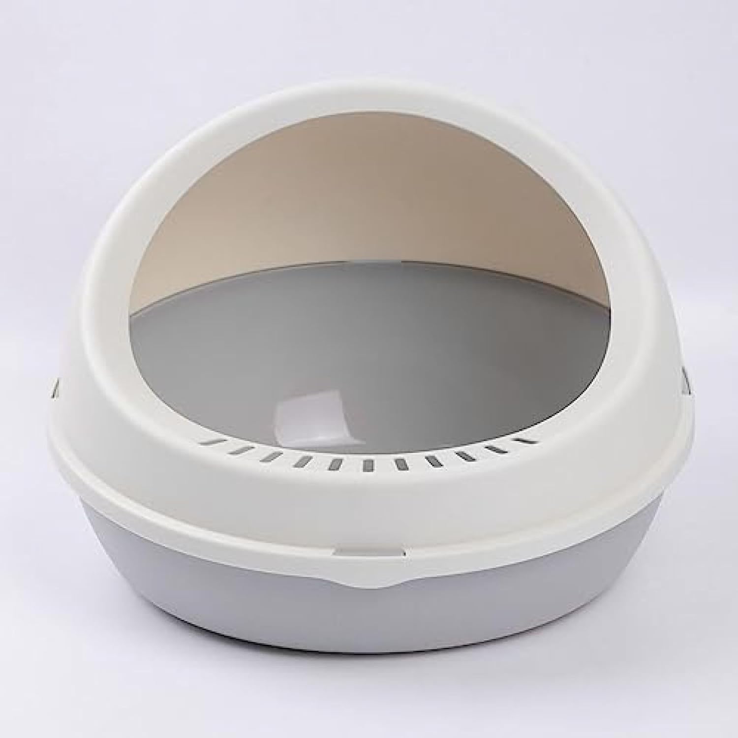 猫用室内用便器 ニャントイレ ボンネット付き添い人 惜しみ無い猫 猫用室内用便器本体 惜しみ無い室内用便器 大型猫 ゆったり広々大いさ 好いたらしい広広とした 惜しみ無い大いさ 子ネコから成猫まで使える 砂の飛び散り押しとどめる 猫機材 ニオイの拡がり押しとどめる ペット・ペットグッズ-トレー・トイレ容器