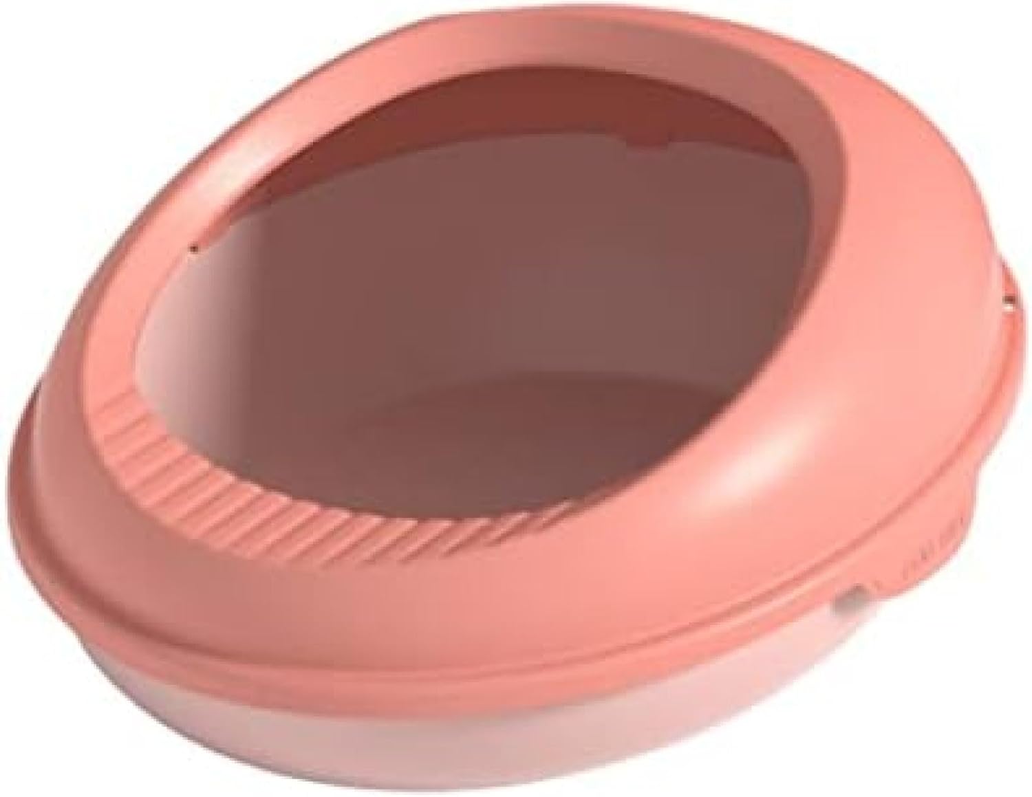 猫用トイレ 分離式トイレ本体 スッコプ付き 大型 砂が飛び散らない おしゃれ 組み立てしやすい お手入れ簡単 猫用品 ゆったり ネコ 人気 (M ピンク)