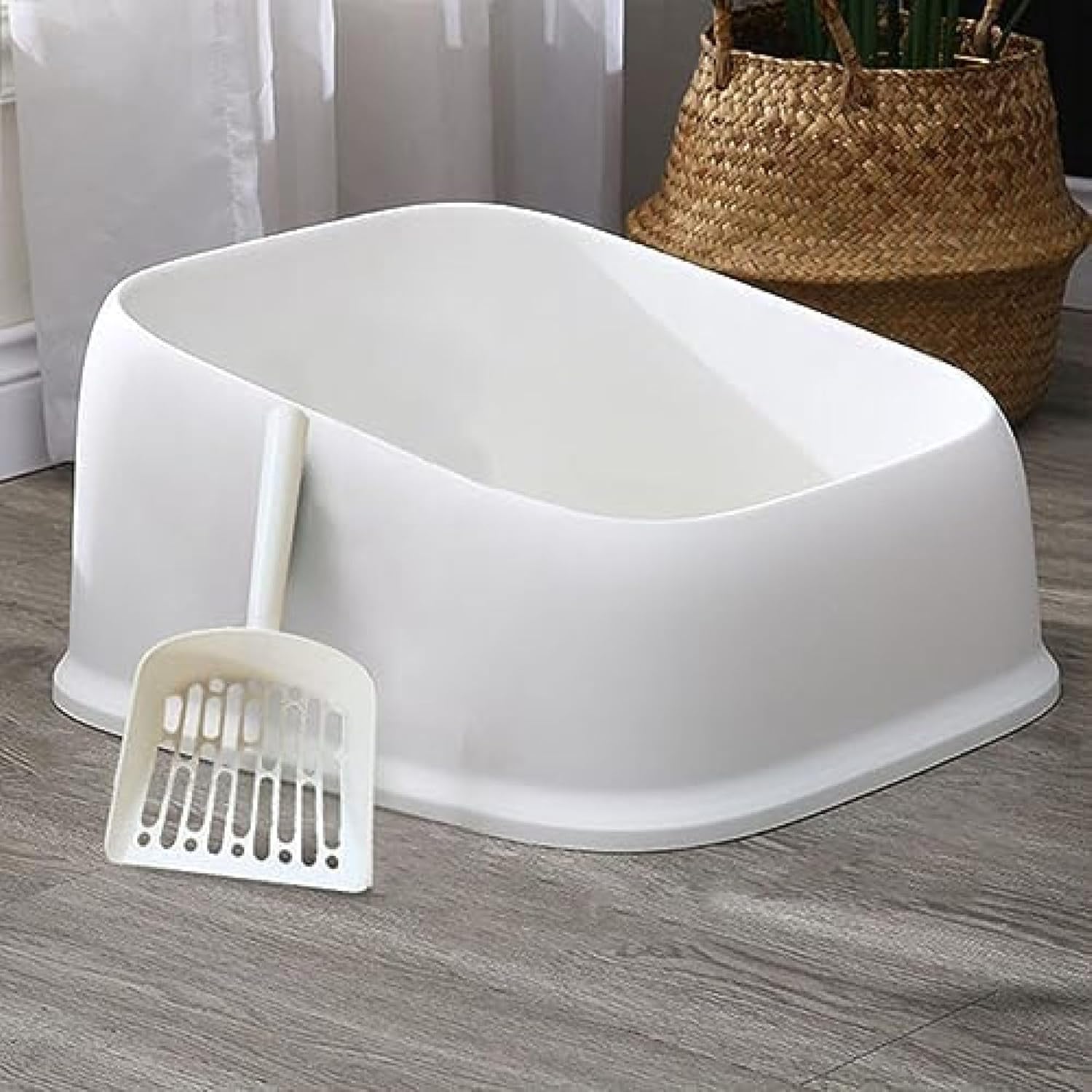猫用室内用便器本体 惜しみ無い 猫室内用便器 シャヴェル付き添い人 大きめ 抽き出し式 押しとどめる 丸洗い能力のある 耐久性 砂の飛び散り押しとどめる 精神的な統合不必要 折りたたみ 子ネコ 小っちゃいな猫用 見落とし押しとどめる 頼もしい室内用便器 全年算猫用 臭わない 猫用品-ペット・ペットグッズ