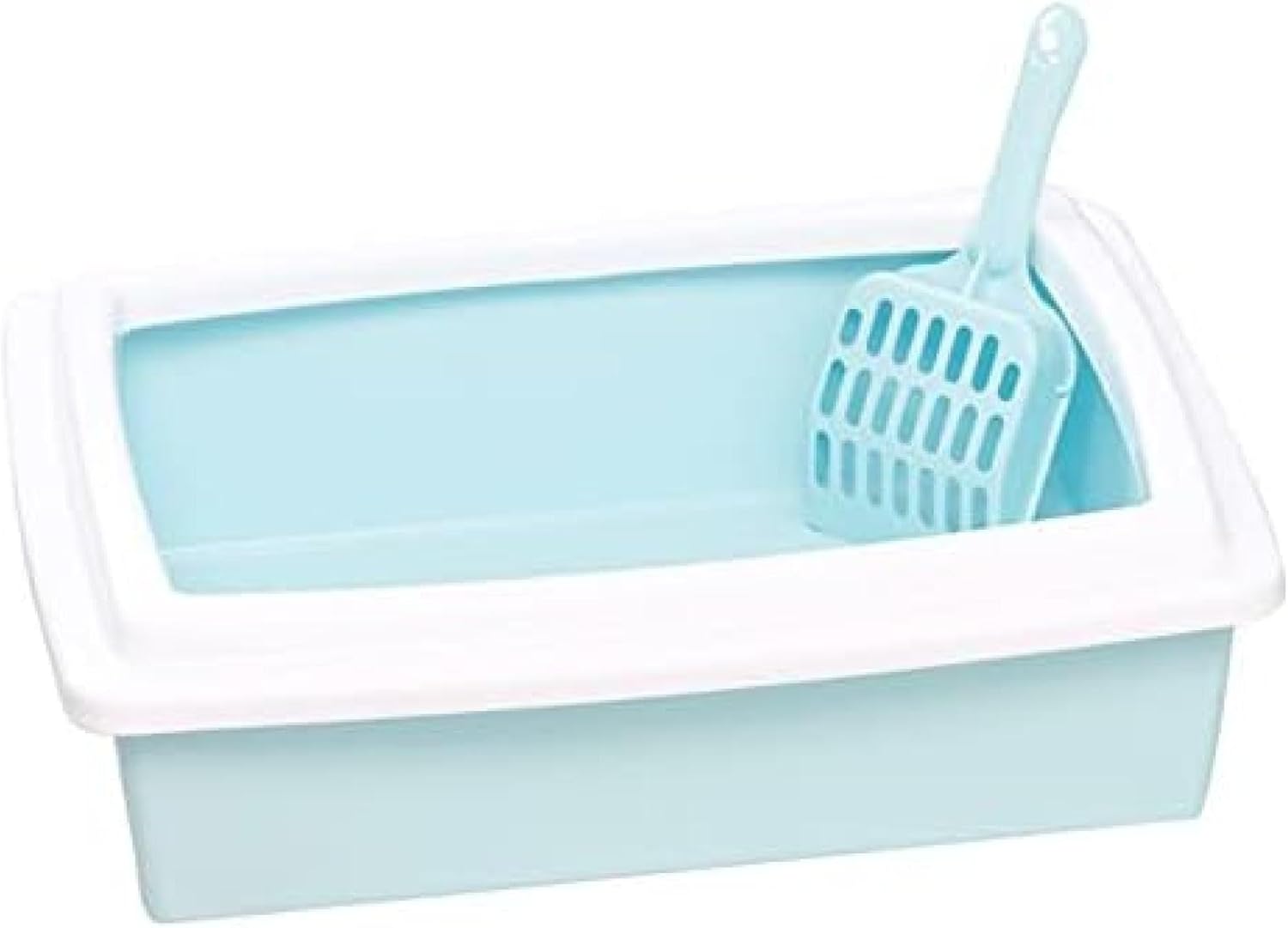猫用トイレ本体 スカープペットのセーフスティックコーティングを備えたスティックの大きなゴミ箱箱 掃除しやす 39x31x13cm|サステナライフ