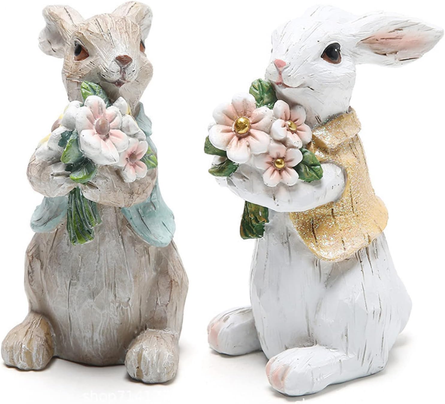 楽天市場】ミニうさぎ (SV-5868) 彫刻風 フィギュア ガーデニング 玄関