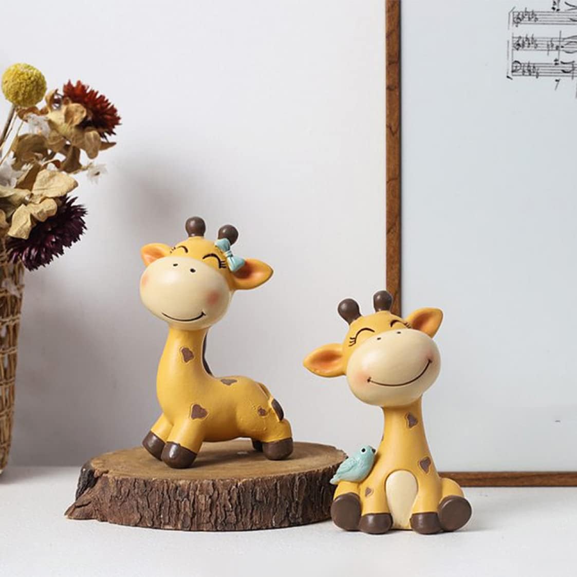 楽天市場】キリン 置物 リアルな 仔キリンのオブジェ 動物オーナメント