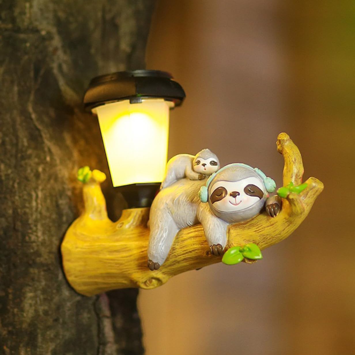 ソーラーオーナメント LED 置物 リス グレー フクロウ 庭 玄関 led おしゃれ ガーデニング オブジェ アンティーク 大きい 玄関 外 オブジェ F ガーデンニング雑貨 ナチュラル 花壇の置物