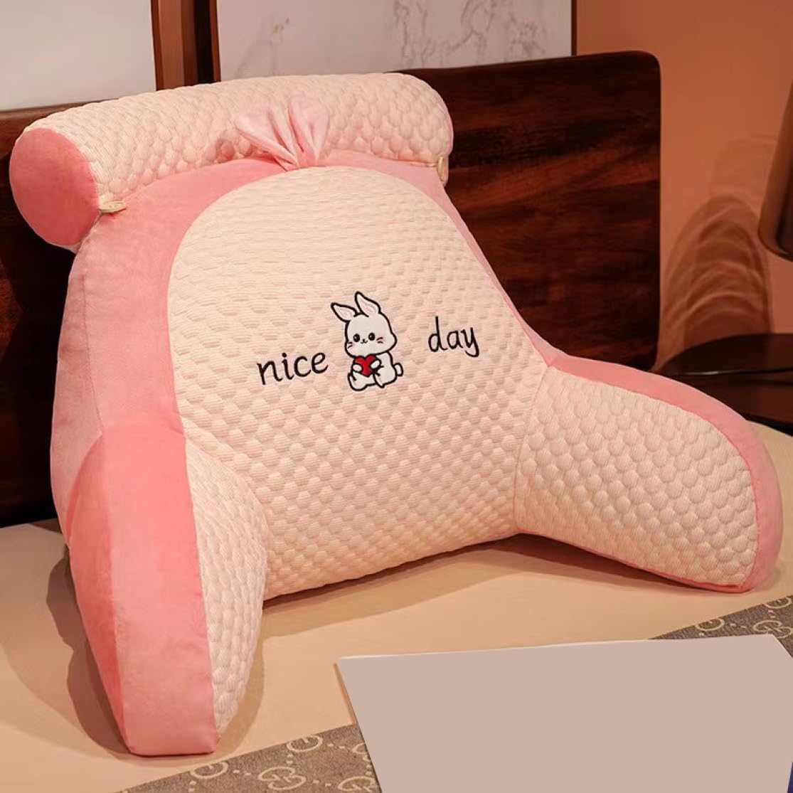 背もたれクッション ベッド用 冷感 座椅子 枕付き 低反発 レストクッション 腰楽 ベッド クッション テレビ枕 腰枕 背中クッション ソファ用枕 ベッド用枕 70*50cm 背凭れ クッション読書|サステナライフ