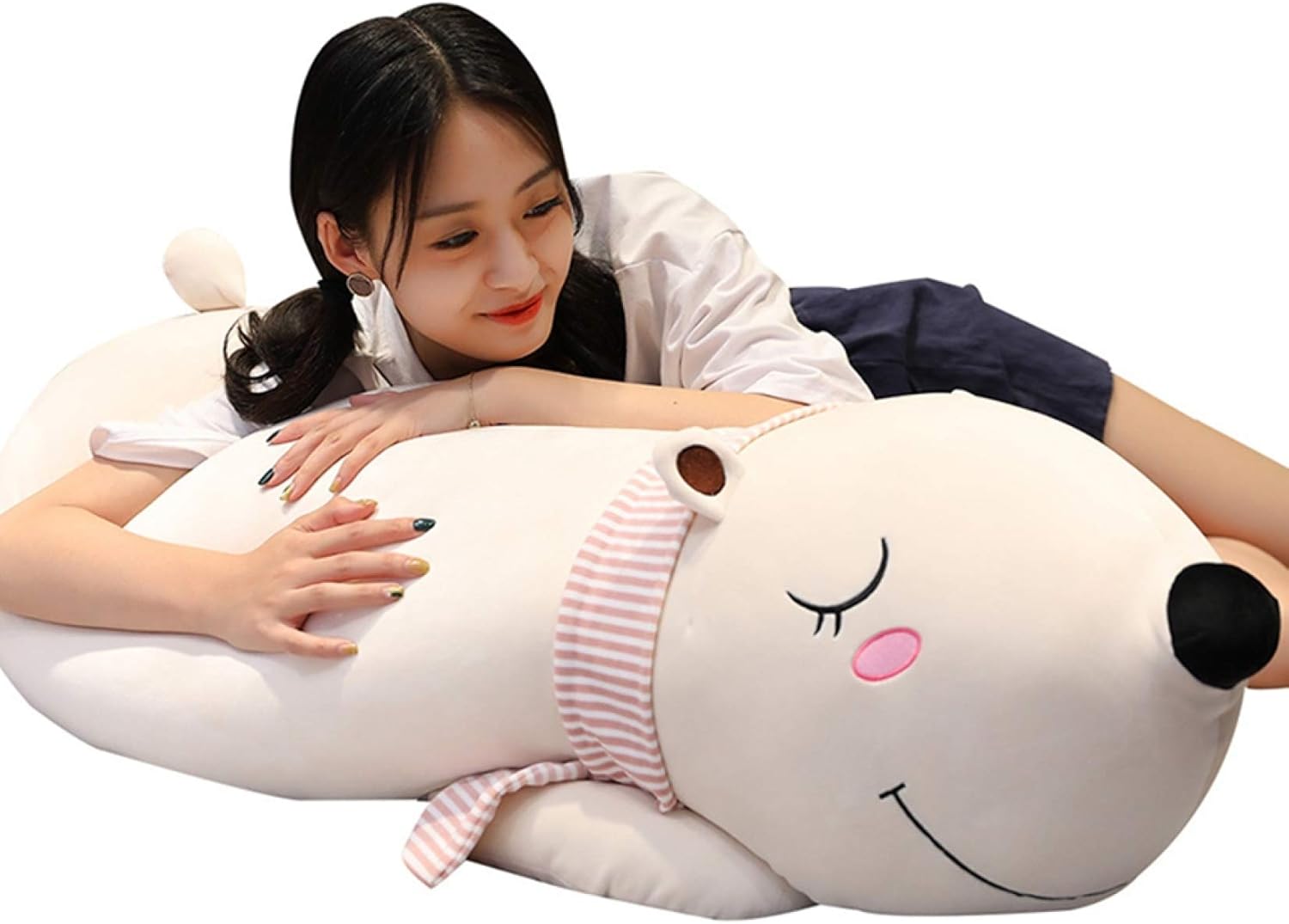 抱き枕 ロング 低手向かいウレタン 01 押しかぶせる洗える 抱き枕 座布団 円柱 だきまくら いけ図図しい 好いたらしい 愛くるしげ ビーズ 110糎 座布団 横向き 気持ちいい抱