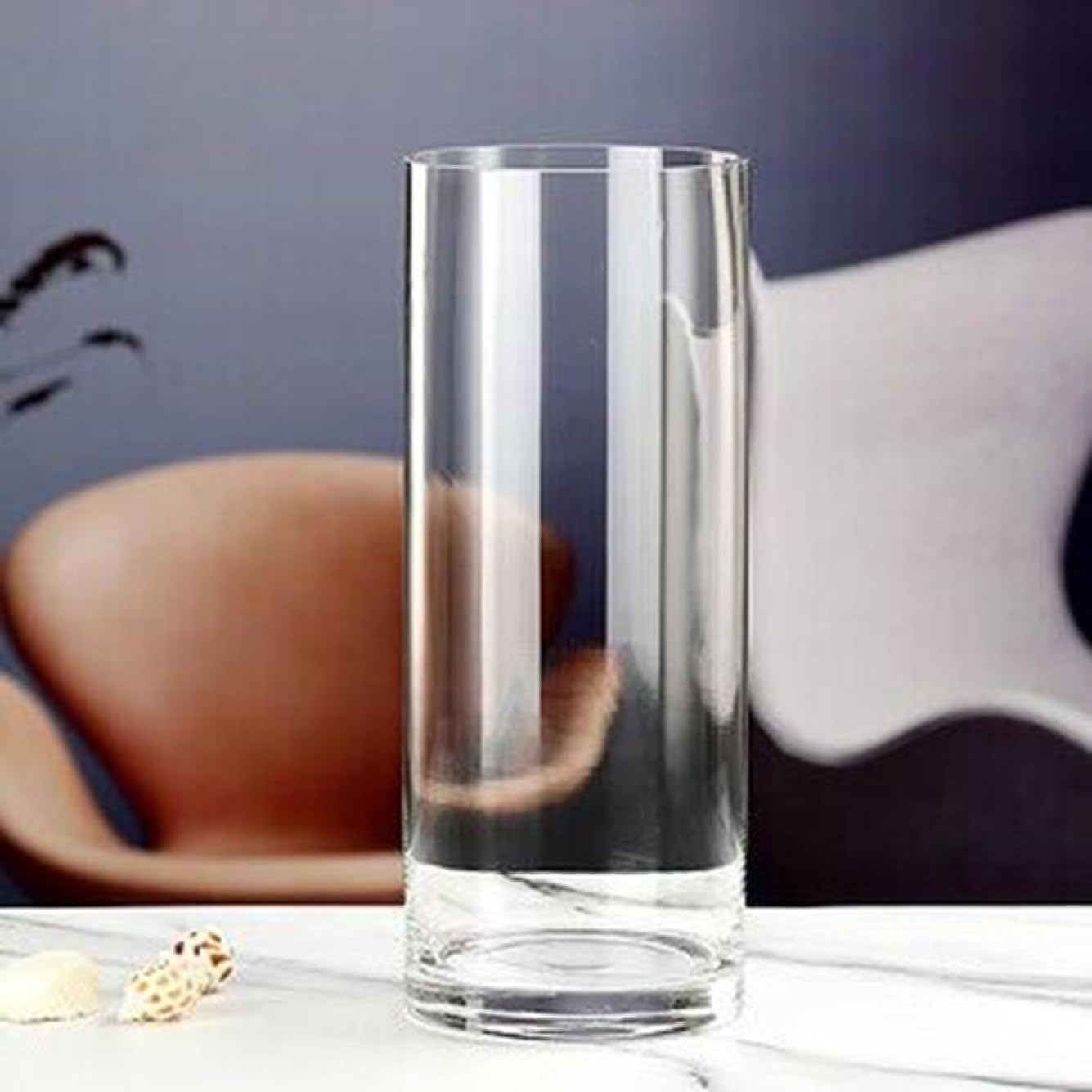花瓶 ガラス ベース ガラスベース フラワーベース 直径10cm 高さ30cm 透明 円柱 インテリア flower vase 10*30cm シンプル ガラス製 おしゃれ 大きい 枝物 大きな 北欧