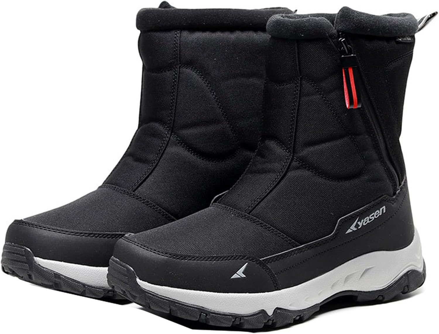 スノーブーツ メンズ 防水 防寒靴 スノーシューズ 防滑 アウトドアシューズ ウィンターブーツ 綿雪靴 滑り止め トレッキングブーツ アウトドア ハイキングシューズ ボア ショートブーツ メンズ 冬