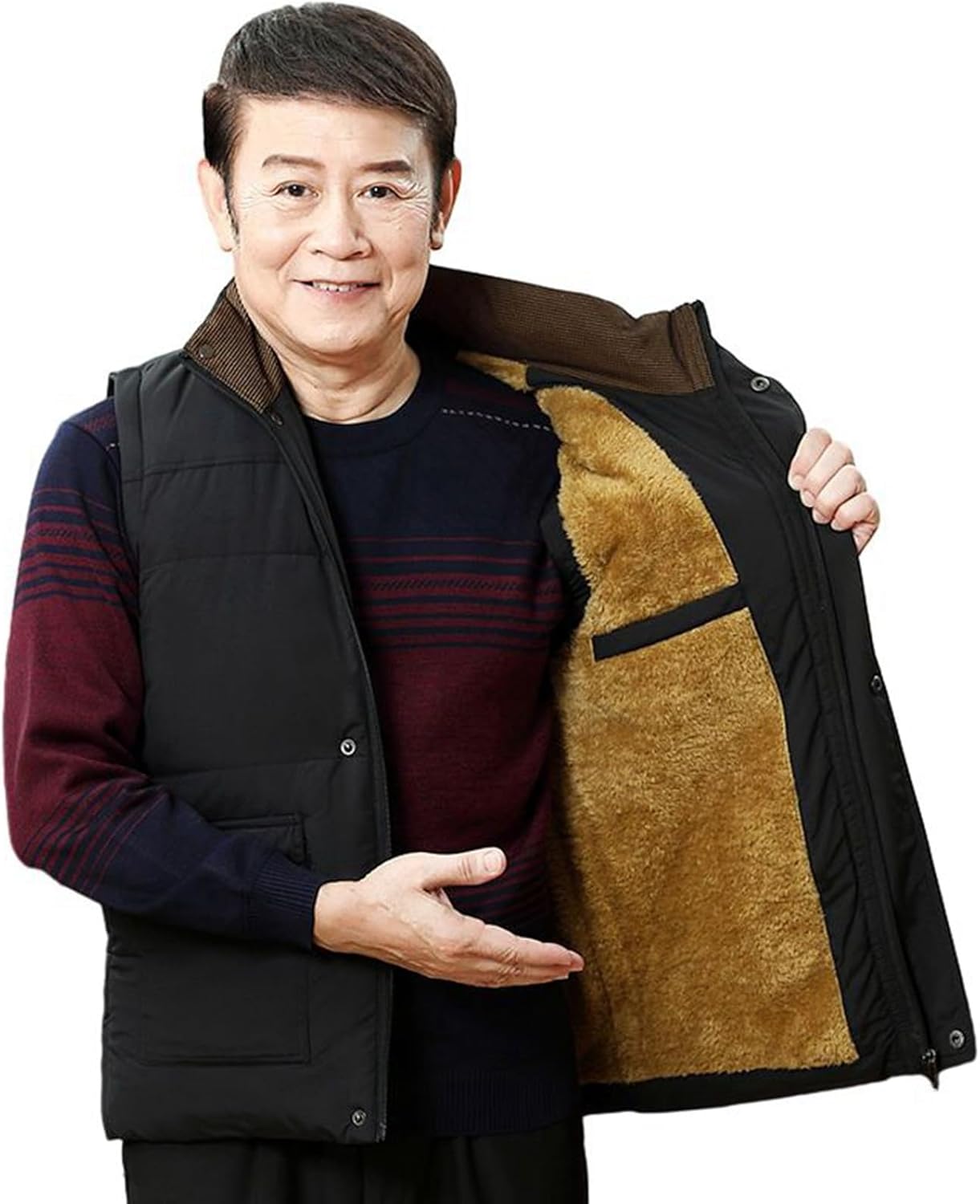 秋冬 中綿ベスト 裏ボアベスト メンズ 重ね着 アウター 防風 あったかベスト 厚手 無袖 チョッキ 立ち襟 ショート丈 大きいサイズ カジュアル 普段使い アウトドア 通勤 登山 釣り