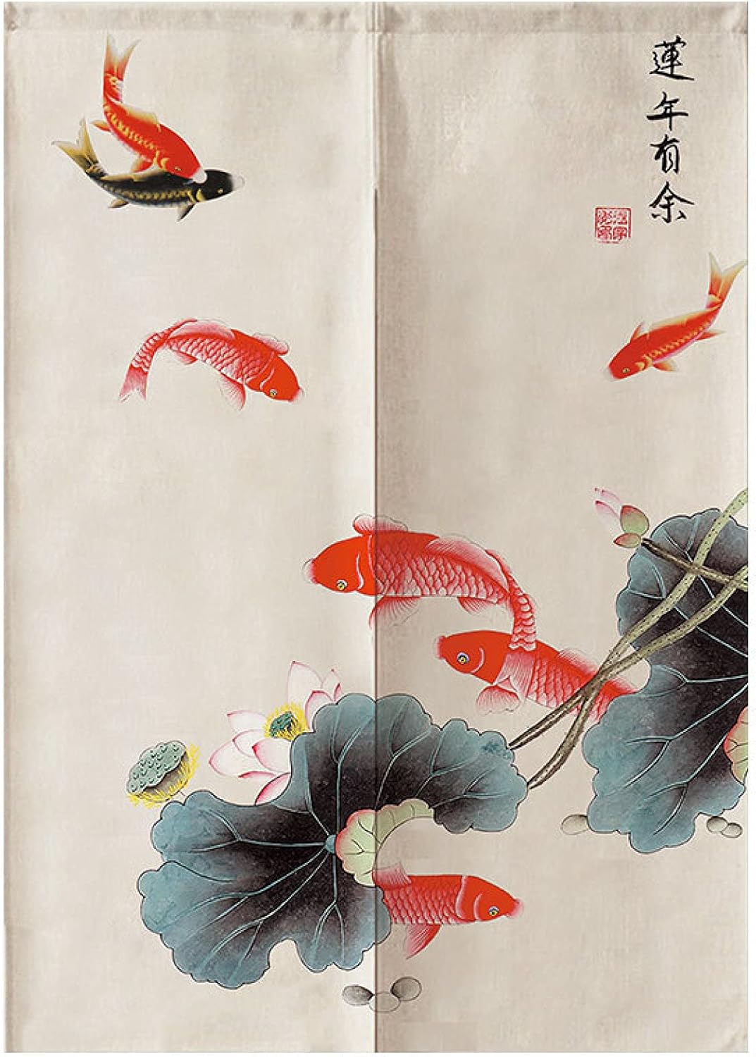 暖簾 のれん 75*150cm 水墨画 中華風 おしゃれ 優雅 タペストリー コットンリネン カラー5 間仕切り 目隠し 竹 おしゃれ シンプル 春夏 四季兼用 かっこいい 遮光カーテン 階段カーテン