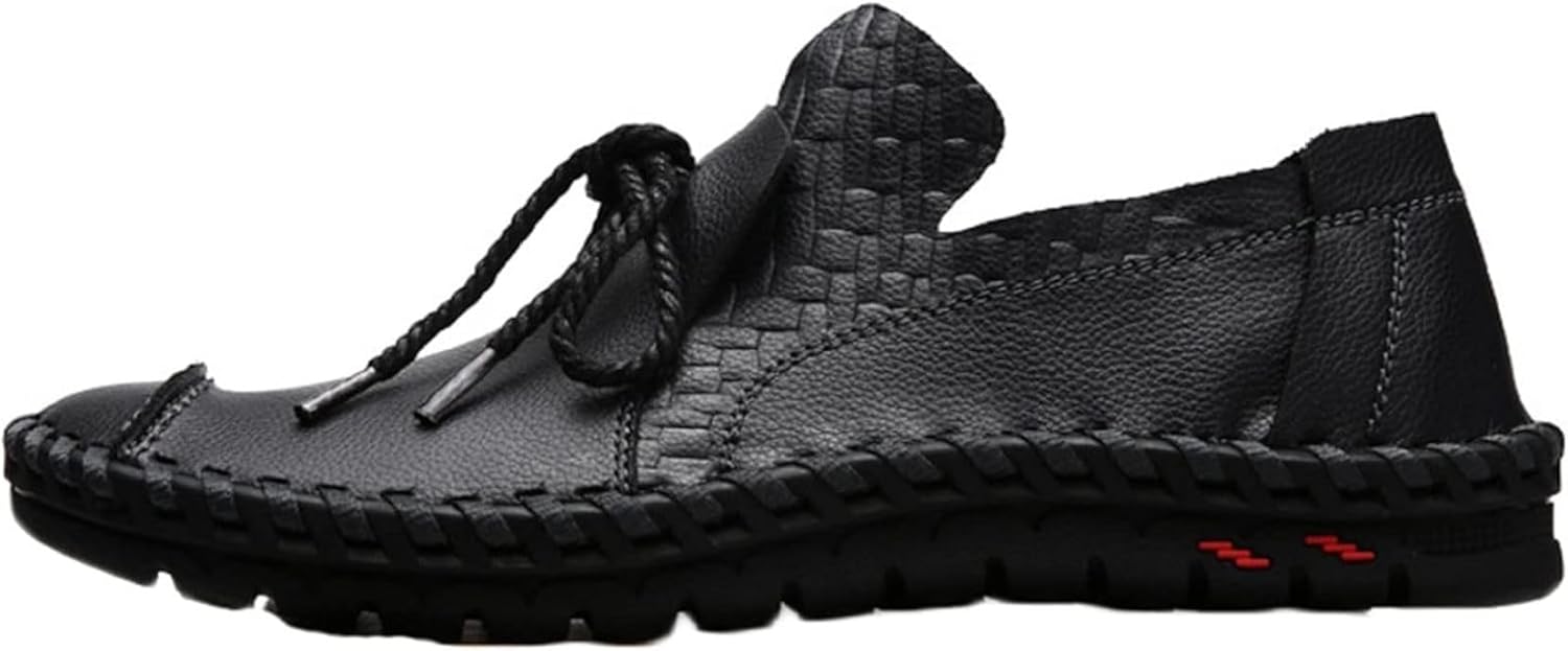 ローファーメンズ ドライビングシューズ メンズ 革靴 メンズ ビジネスシューズ モカシン メンズ パッチワーク ハンドメード ひも飾り カジュアルシューズ 春秋 滑り止め ウォーキングシューズ 幅広