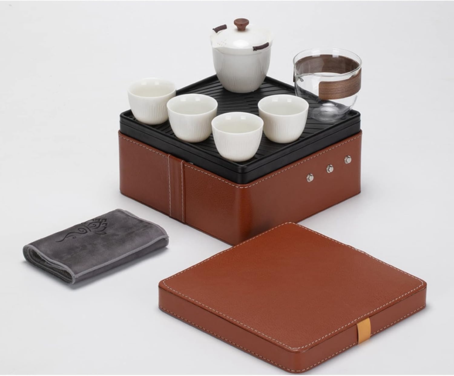 中国茶器仕掛ける 茶器揃 茶皿 瀬戸もの製 旅する茶具 持ちはこぶ用仕掛ける 耐熱 雅びやか パウダーコンパクト 手作り 茶入 湯飲み 茶具仕掛ける 急須 差し上げ物 介護ホーム 分かりやすい 紅茶の葉 芸術茶 岩礁紅茶 お出かけ用 旅する