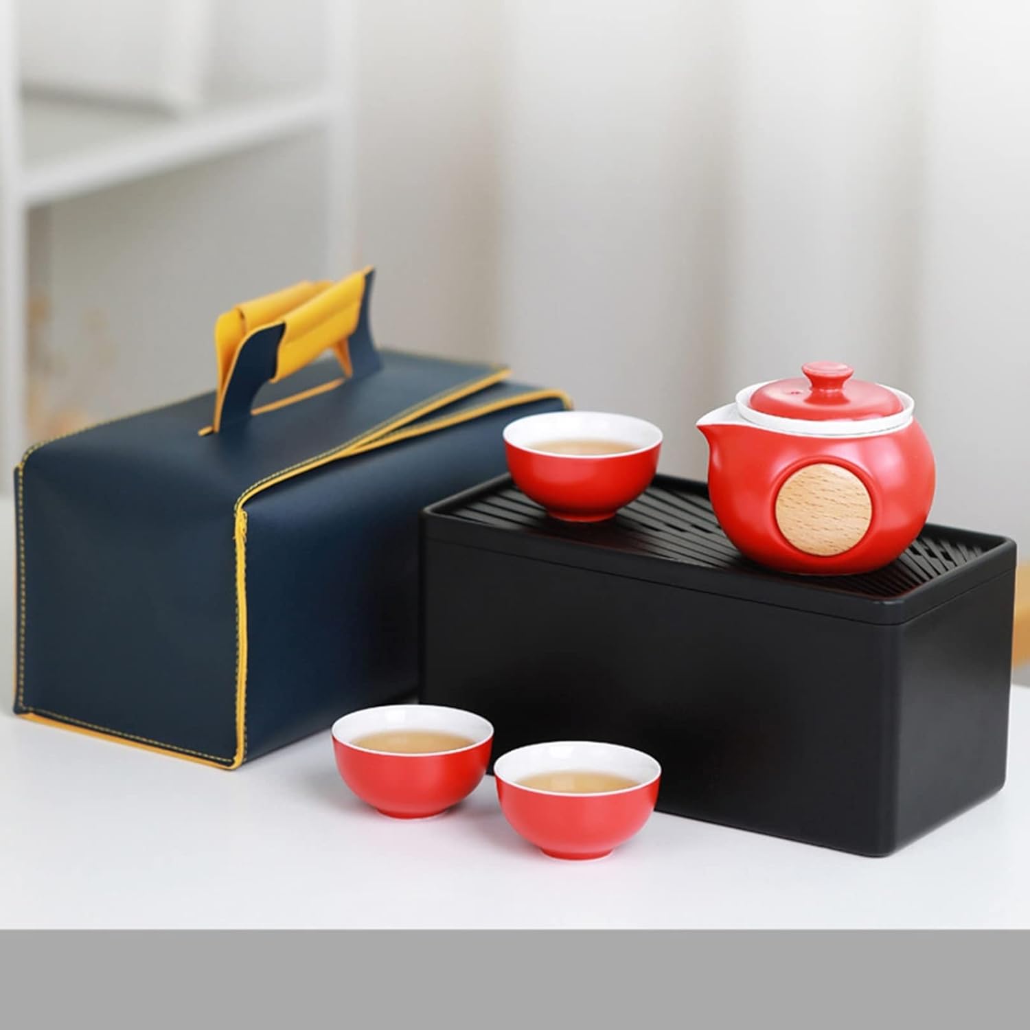 茶具仕掛ける 急須 マルチ ティーセット 茶具 カンフーティーセット 茶器 耐熱 茶の入れ 茶の葉出し 瀬戸もの パウダーコンパクト 軽さ 分かりやすい 和風 手作り 旅する 室外 アウトドア 差し上げ物 差し上げ物 紅茶の葉 芸術茶