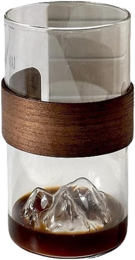 耐熱 タンブラー デザイン01 グラス マグ ティーカップティーマグ ガラスコーヒーカップ 305ml デザートカップ 透明 ミルクティー用マグ カップ マグギフト キッチン 家庭用 オフィス用 カプ