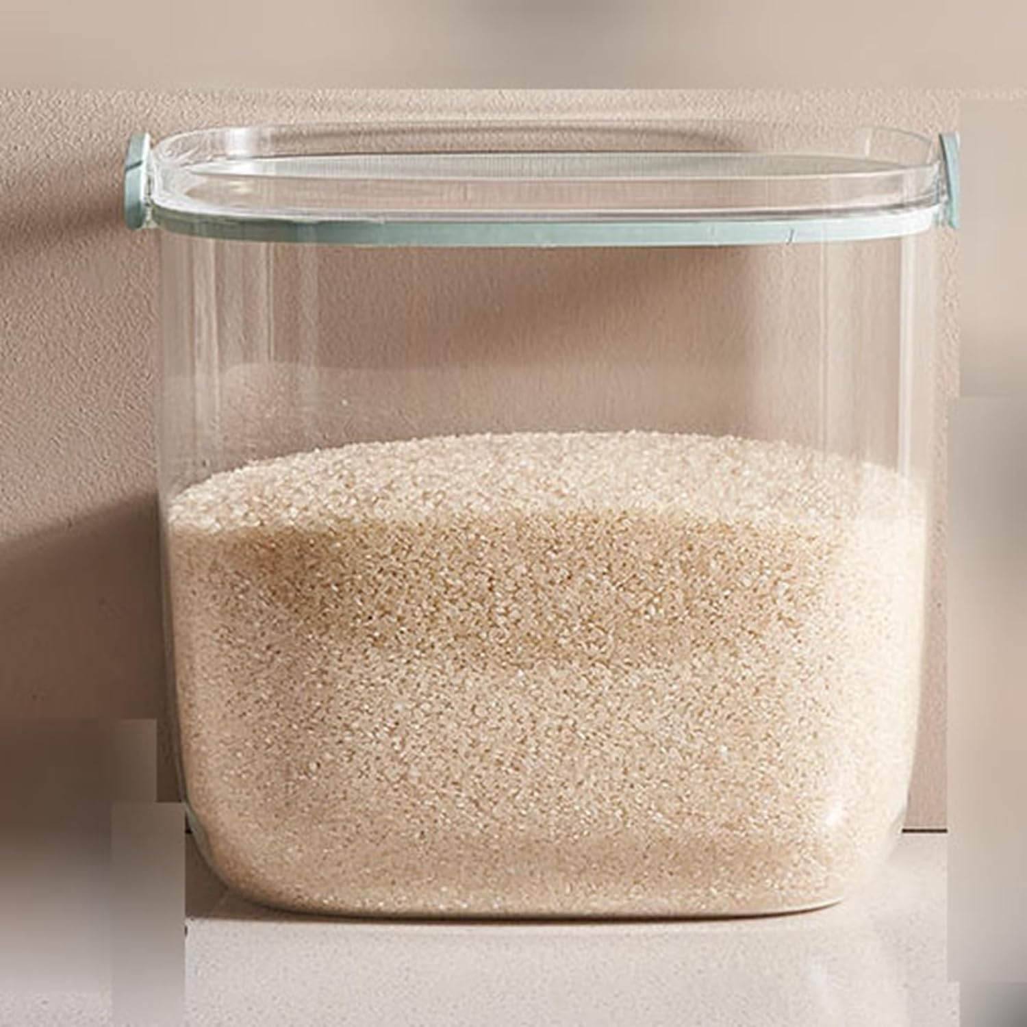 米びつ 米びつケース 密閉 虫除け 省スペース 冷蔵庫 残量見える 小麦粉 駄菓子 砂糖 無洗米対応 無洗米 長期保存 持ち運び便利 ライスストッカー 防湿 保存容器 ストッカ一 ファッション 10k｜サステナライフ 9,892円