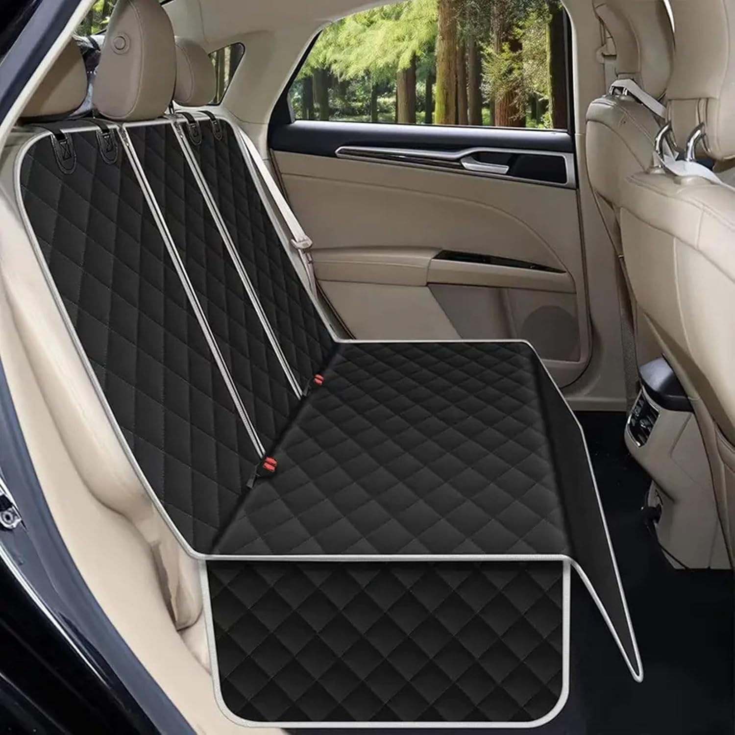 犬用カーシート ペット アームレスト 多機能 車用品 ペットカーシート 車内用ペットシート 全車種 耐久 清潔簡単 丈夫 通気性 手触り良い 水洗い可能 型崩れしない SUV用 おでかけ 抜け毛