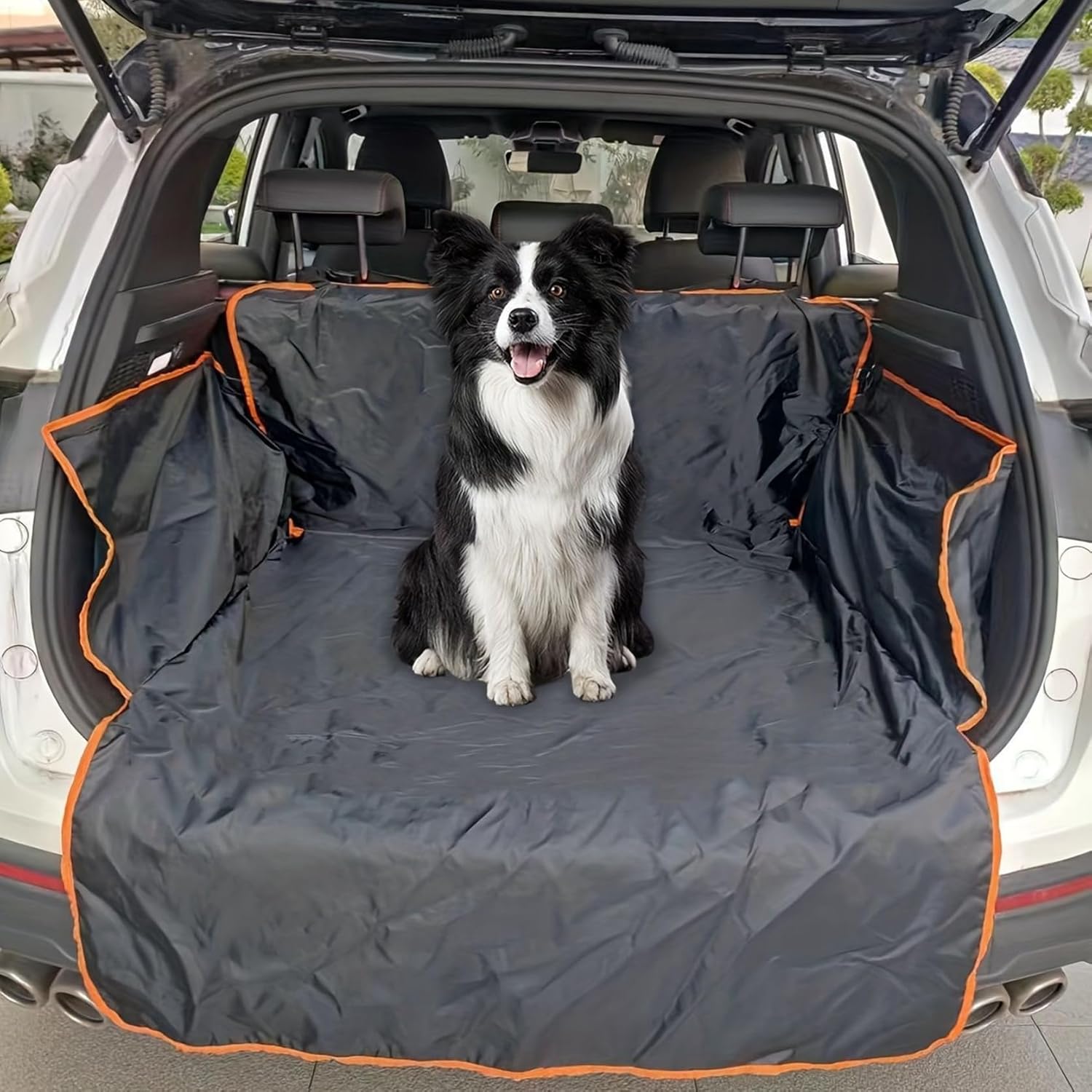 犬用カーシート トランクマット ペットドライブシート ペット用 後部座席用 全種犬用 車シート SUV用 超撥水 防水 汚れにくい 通気 ペット安全ベルト 頑丈 犬ドライブ ?外活?犬 トランクマット｜サステナライフ