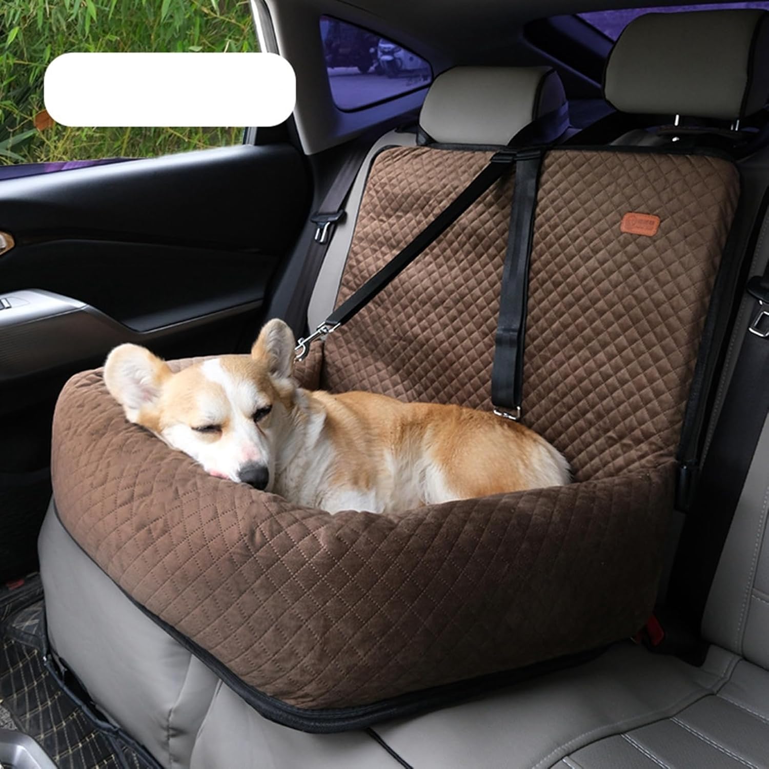 犬用カーシート 犬用カーシートカバー 犬用ドライブシート 洗える 飛び出し防止 汚れに強い ペットおでかけ用品 取り外し可能 おしゃれ 水洗い可能 通気性 助手席 ラゲッジマット 車載トラック 72*｜サステナライフ