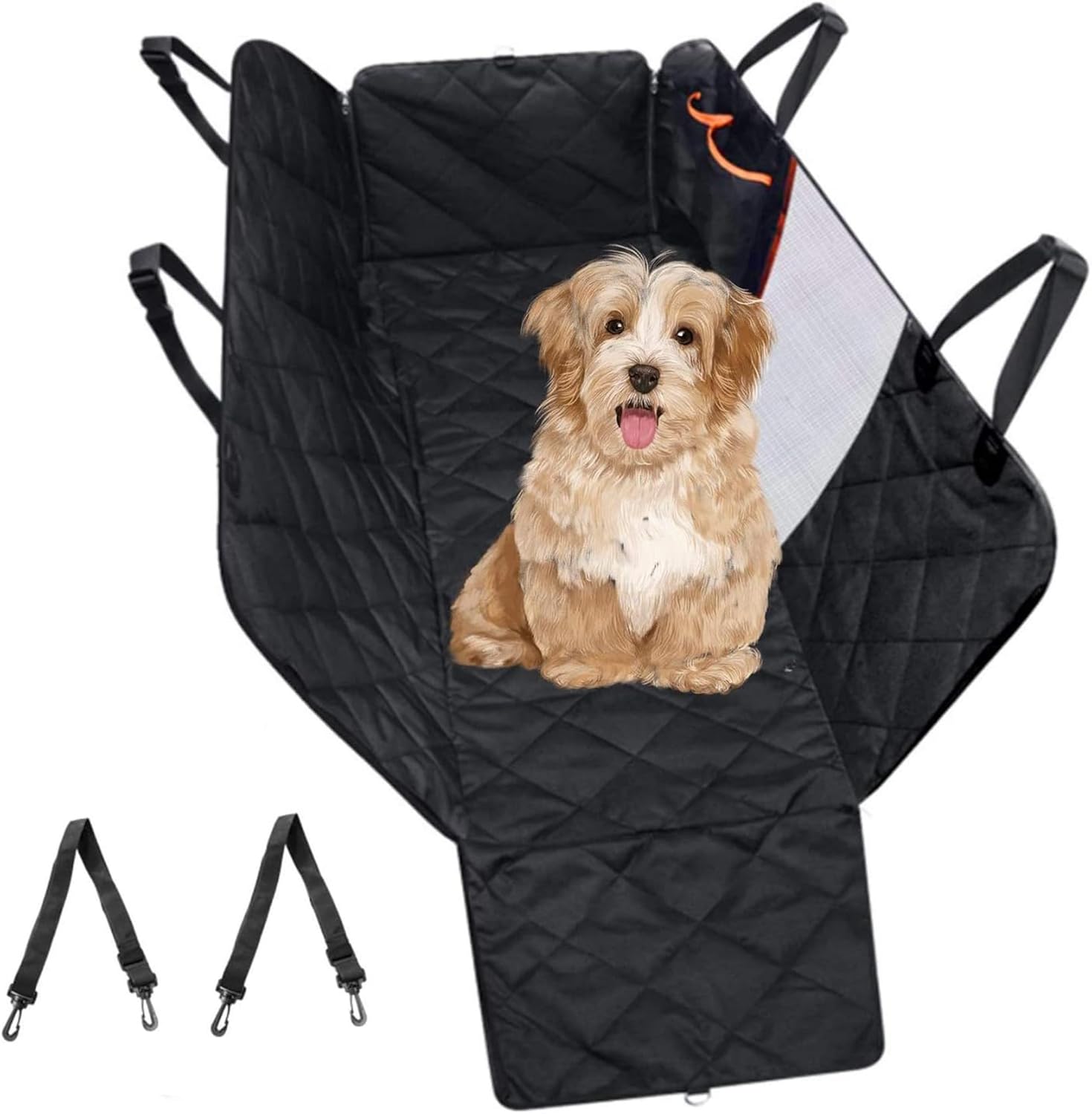 ペット用ドライブシート 犬用カーシートカバー 犬用カーシート くるま用品 シートカバー ペット用 猫犬兼用 可視メッシュ窓 全ペット対応 汚れ防止 頑丈 可視 取り付け簡単 アウトドアレジャー 137