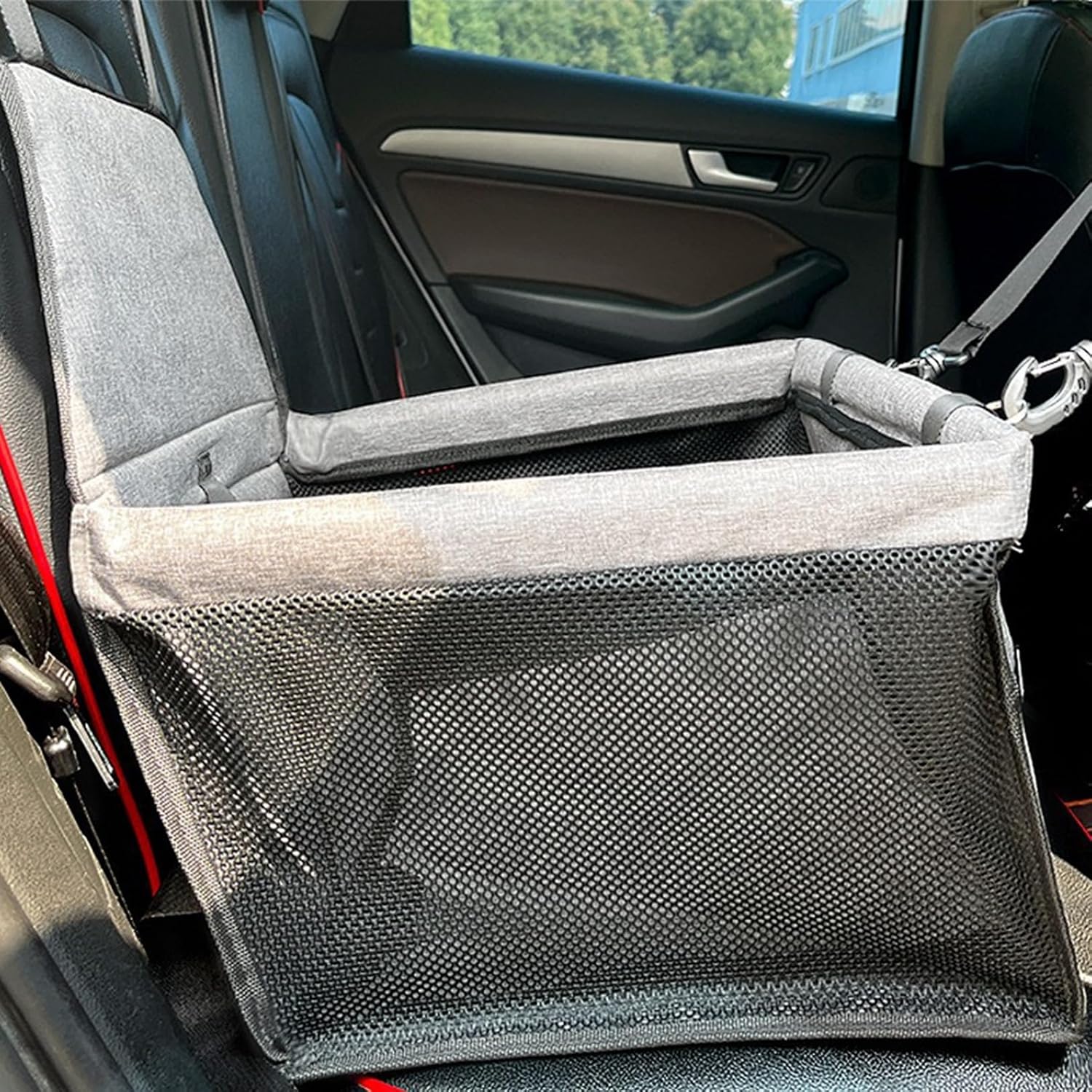 犬用カーシート 犬用カーシートカバー ペット用 助手席用 全種犬 ペットおでかけ用品 SUV 防水 手触り良い 汚れにくい 取り外し可能 ペット安全ベルト お出かけ ペットキャリー トランクマット 加