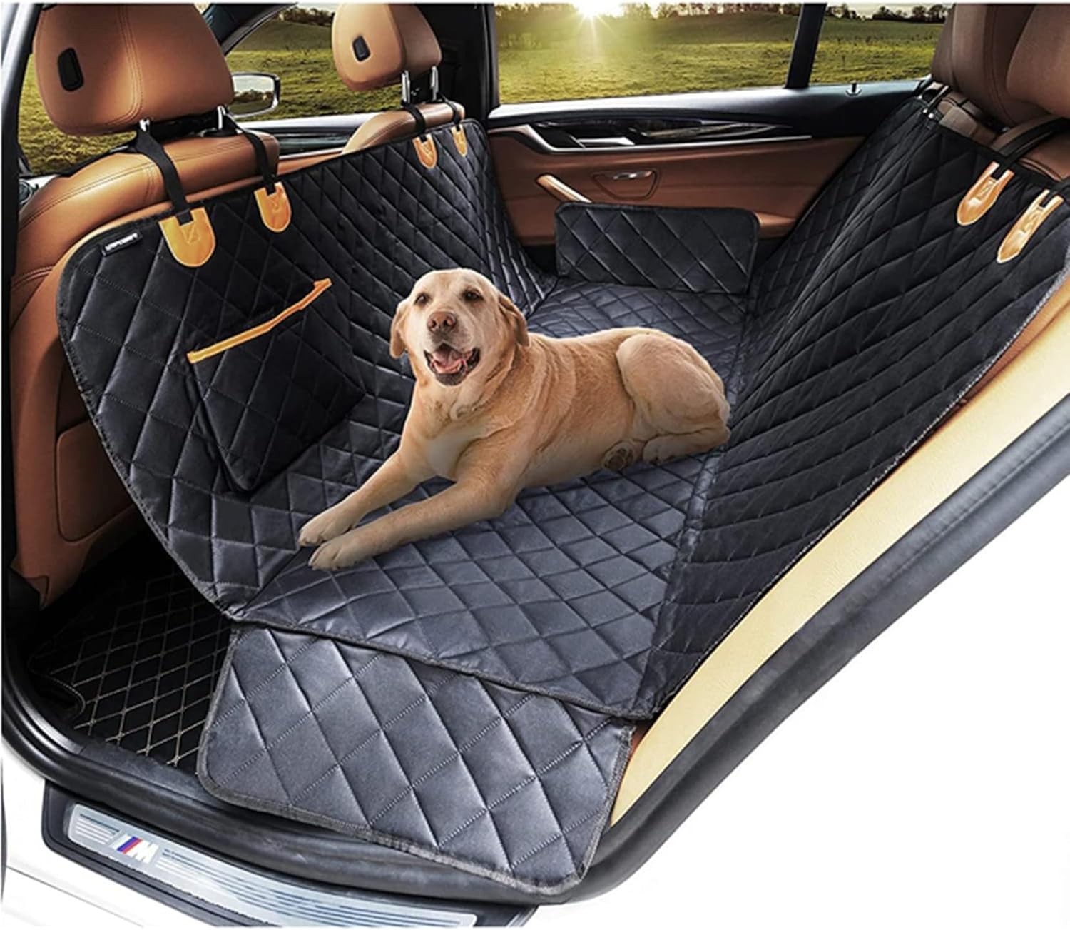 犬用カーシート ペット用 収納袋付き】 汚れにくい シートカバー ペット用ドライブシート 車内用ペットシート 撥水 全車種 耐久 清潔簡単 水洗い可能 頑丈 洗える SUV用 おでかけ 抜け毛