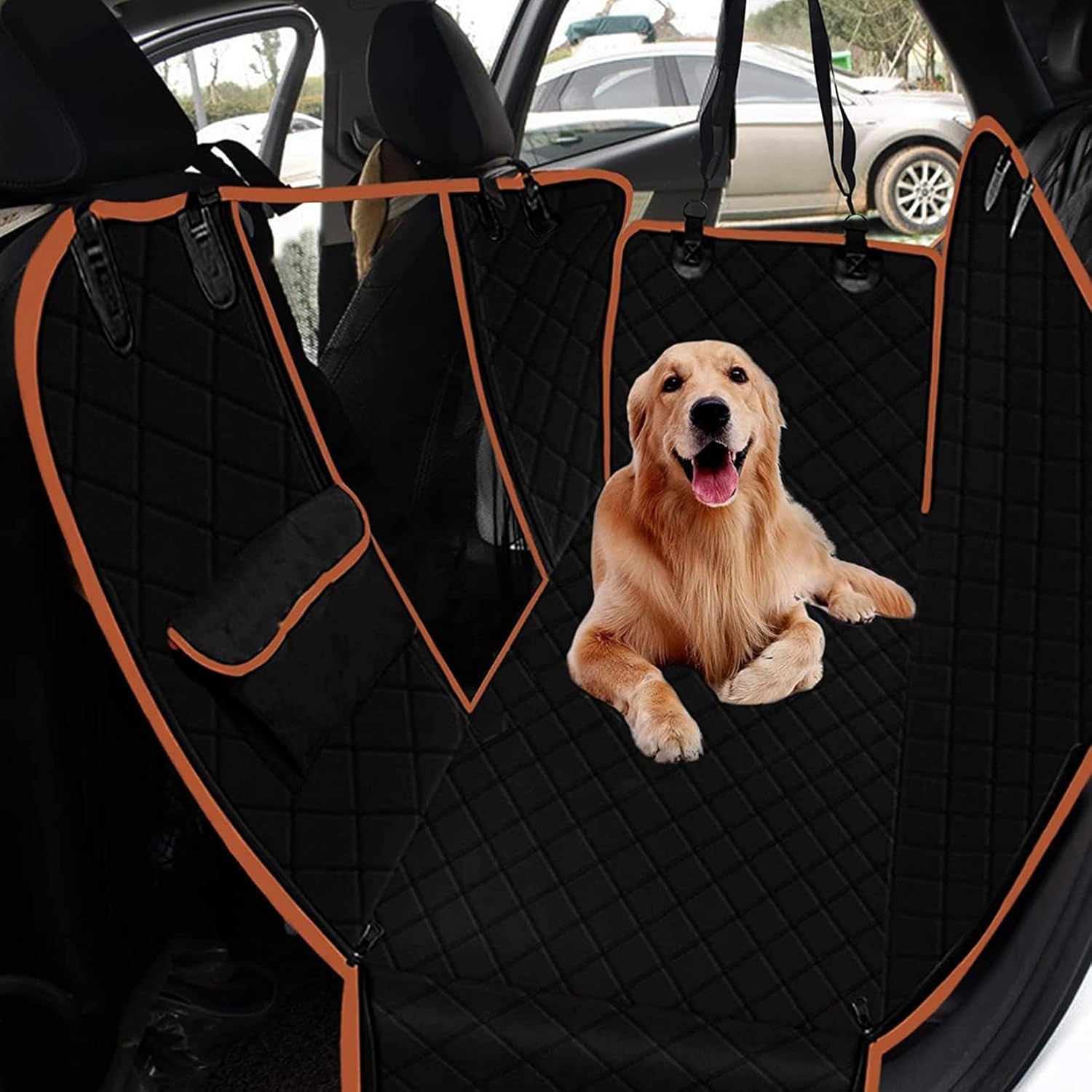 犬用カーシート ペットカーシート ペットドライブシート ペット用 ドライブシート ペット用ドライブシート犬 シートカバー 全車種 車載用 メッシュ窓付き 耐摩擦性 汚れ防止 可視 型崩れしない 丈夫｜サステナライフ 9,826円