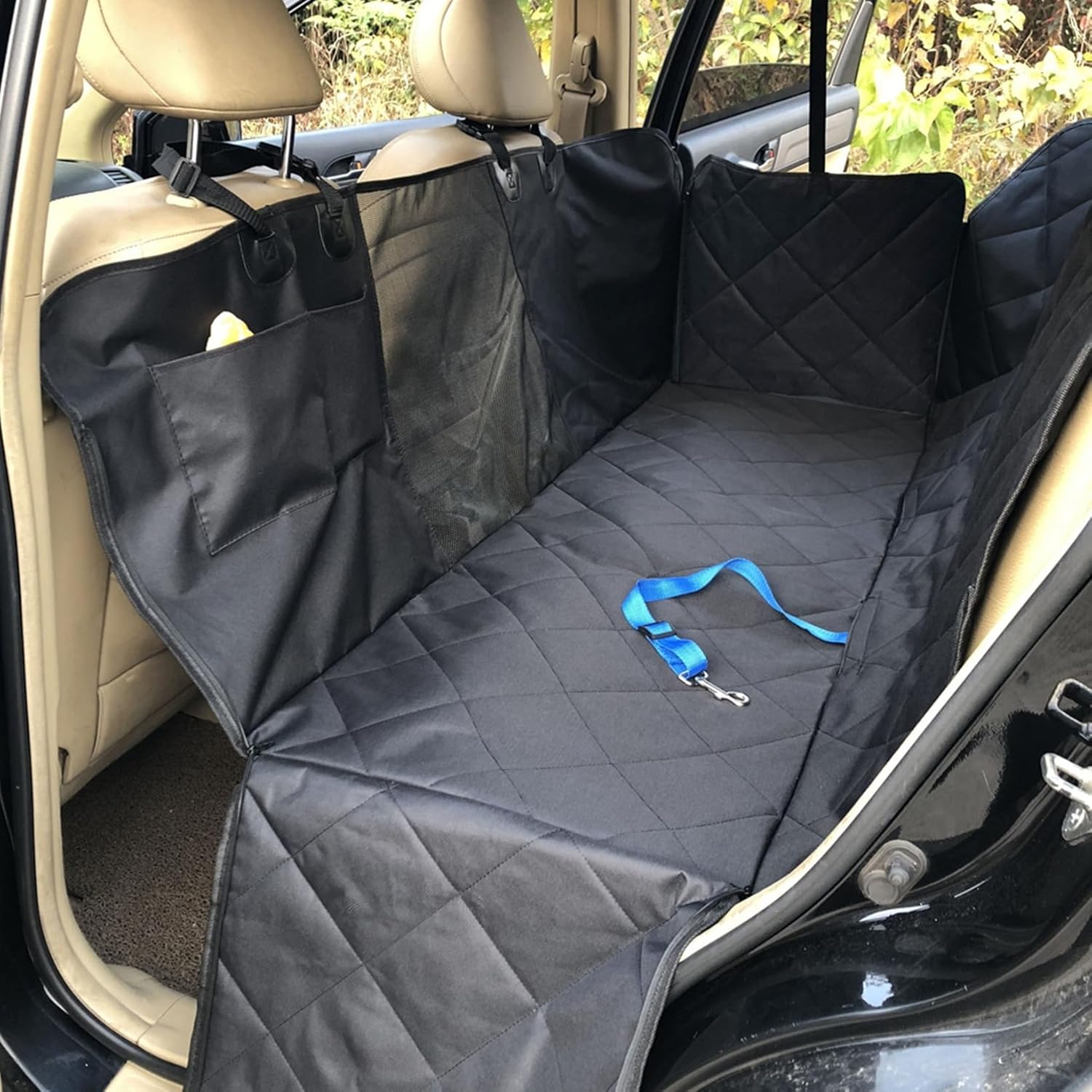ペットドライブ用品 犬用カーシート ラゲッジマット 車シート ペット用 犬猫用 可視メッシュ窓 軽自動車種 汚れにくい 耐摩耗 滑止め 水洗い可能 通気 可視 取り付け簡単 換毛期 犬ドライブ 140|サステナライフ