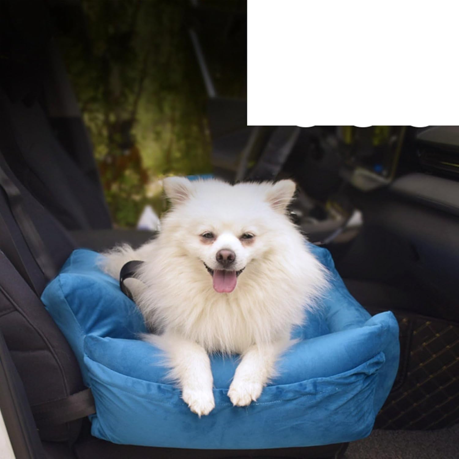 車載用ペットシート ペット用ドライブボックス 犬 猫助手席用 ポータブルペット 飛び出し防止リード付 中小型犬 2wayデザインドッグカーシート 車用安全シート 滑り止め ペットソファー 汚れ防止 ブ