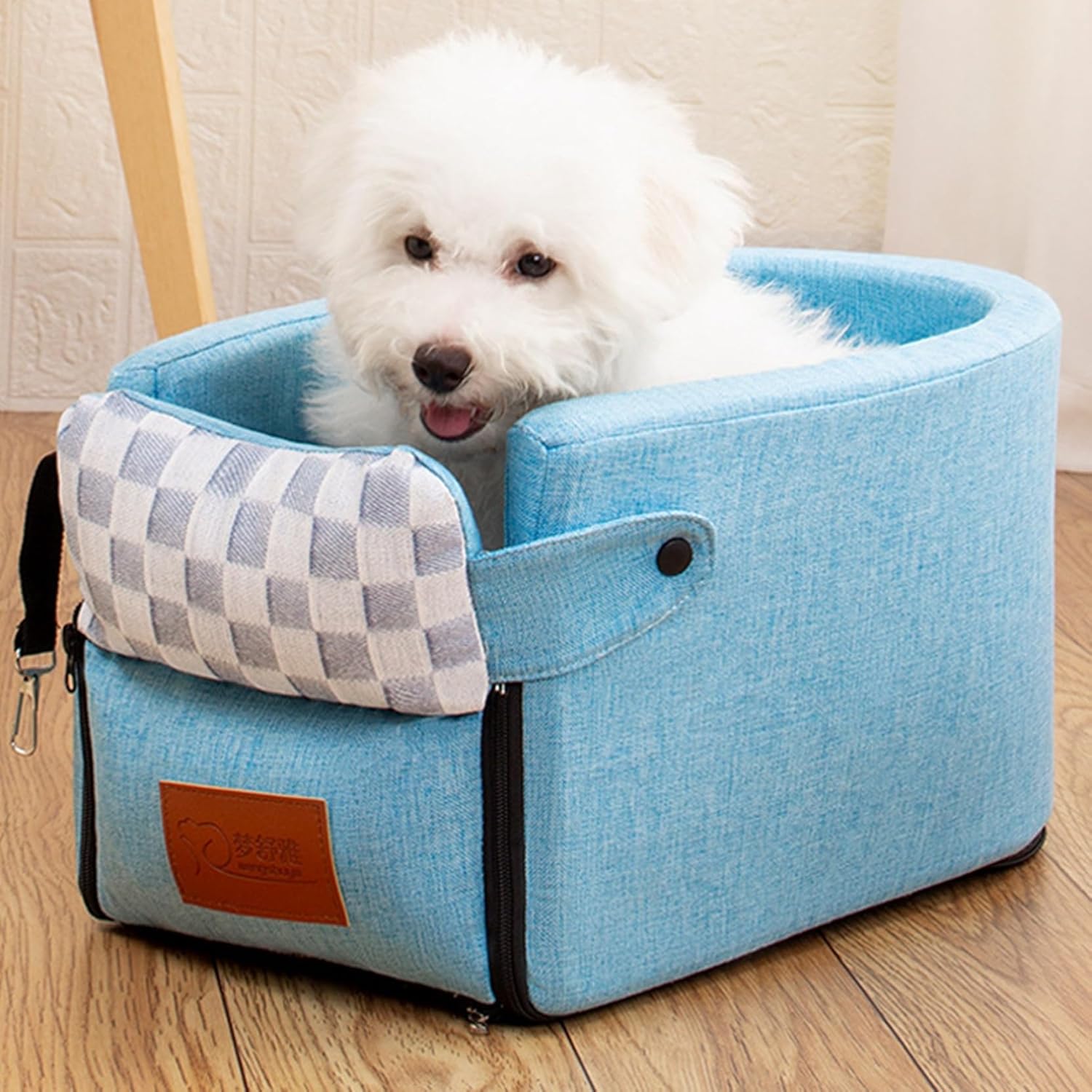 犬猫対応 犬用カーシートカバー ファスナー 取り付け簡単 犬用カーシート 犬用リアシート カーシートカバー お手入れが簡単 汚れ防止 洗濯可能 シート傷防止 通気性 洗える 頑丈 助手席用 （49*2｜サステナライフ